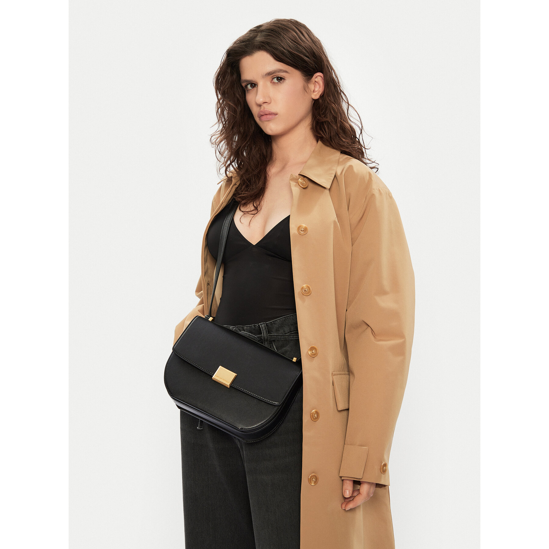 Дамска чанта KARL LAGERFELD A1W30444 Черен