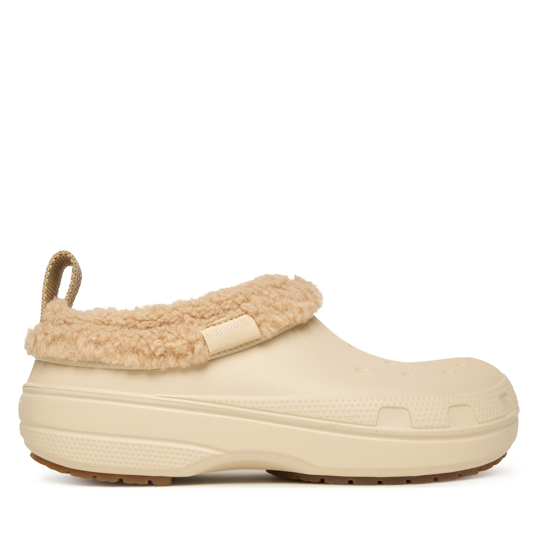 Παντόφλες Crocs Classic Lined Shorty 211380 Εκρού