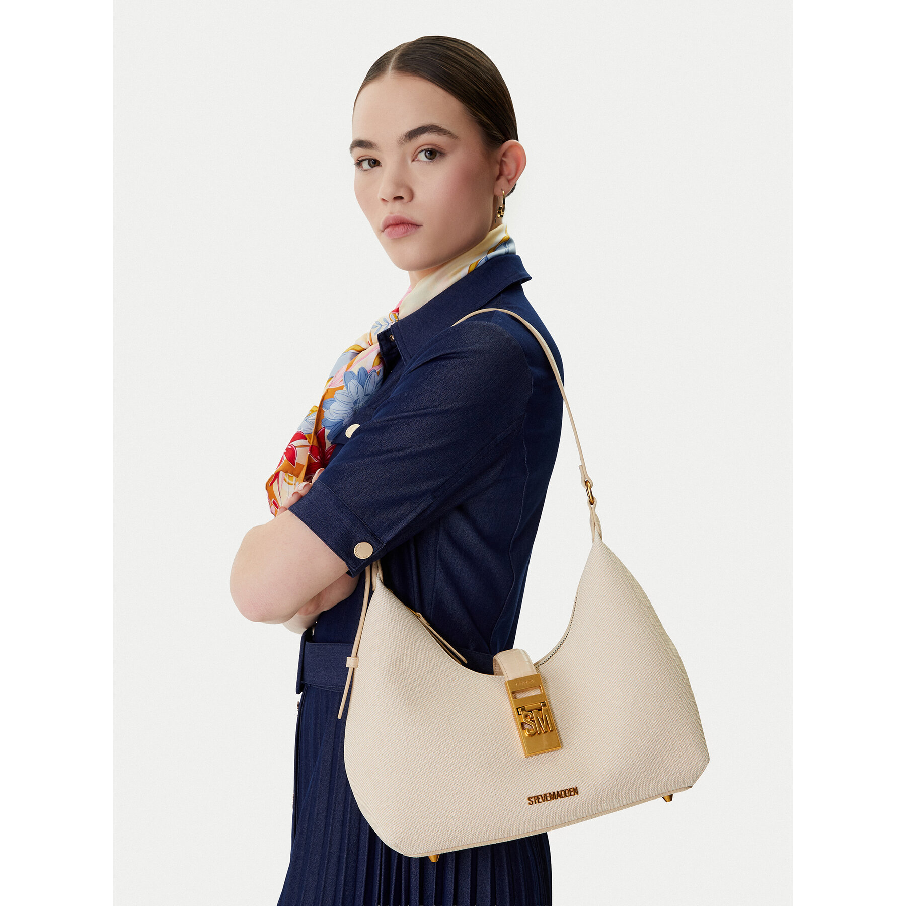 Geantă Steve Madden Bovie-E 13001645 Bej