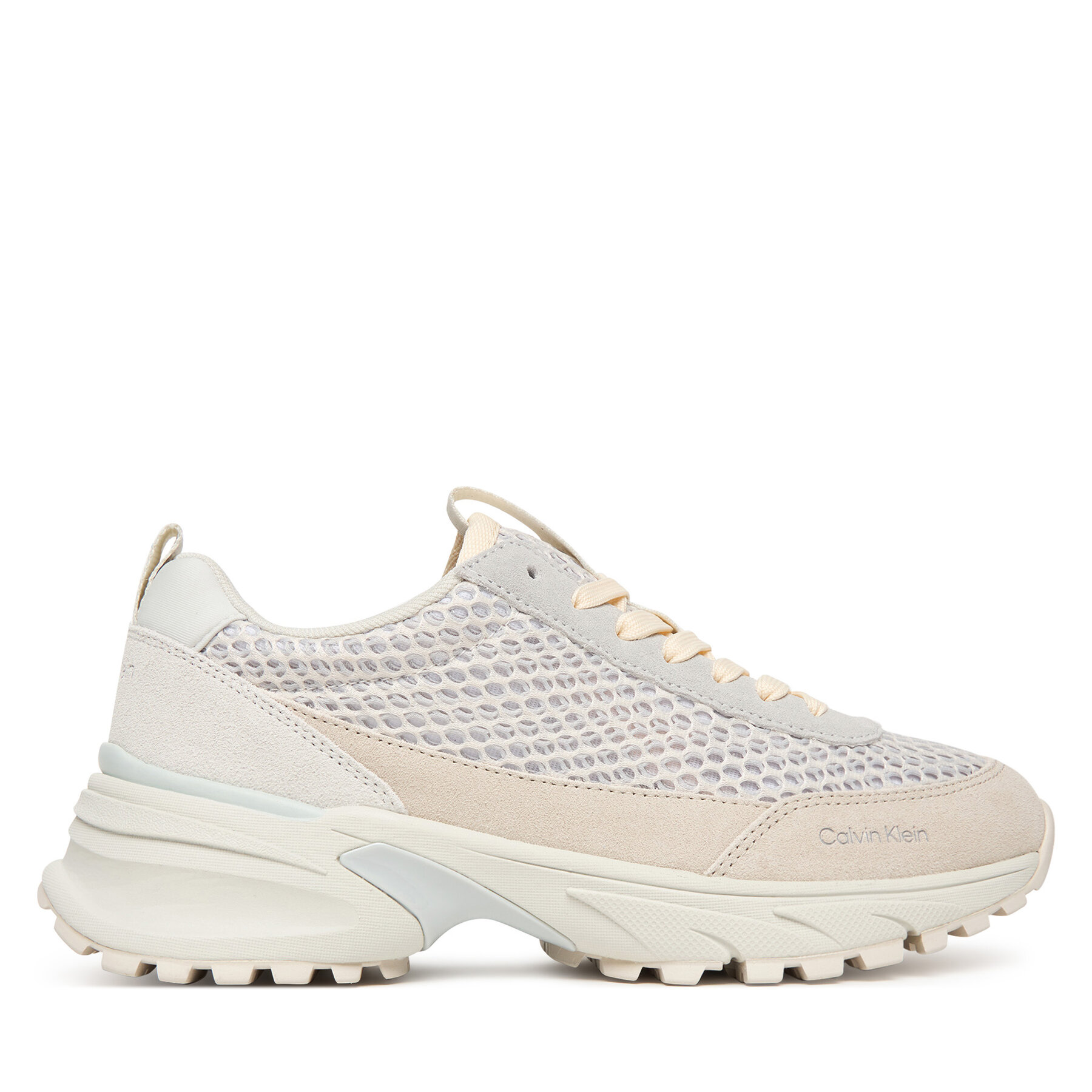 Sportcipők Calvin Klein Hike Runner Lace Up Techmix YW0YW02030 Ekru