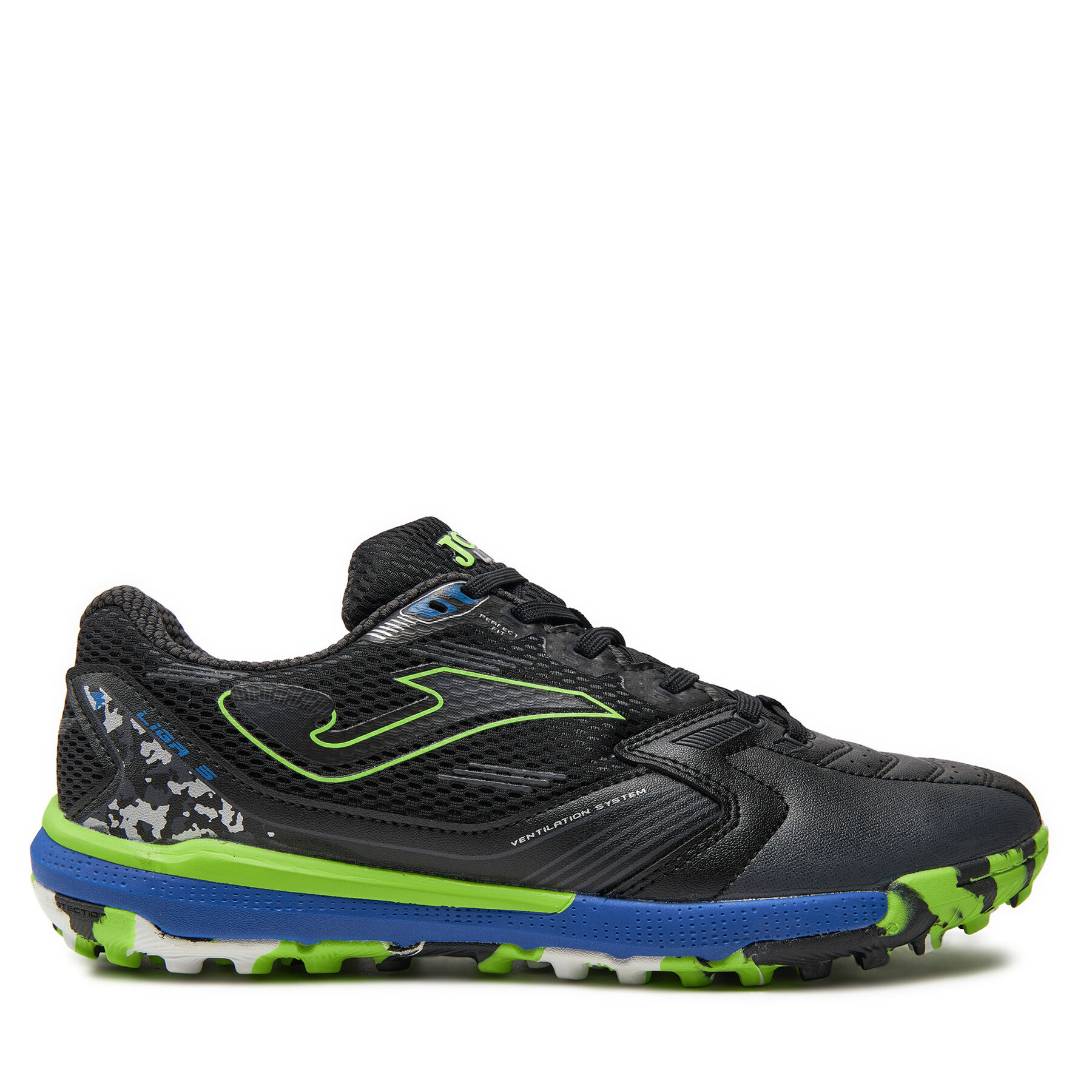 Zapatos de fútbol Joma Liga 5 2401 LIGS2401TF Negro