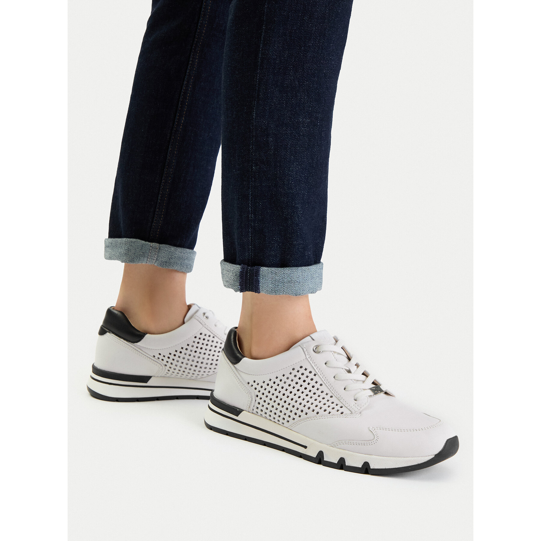Sneakersy Caprice 9-23752-46 Biela