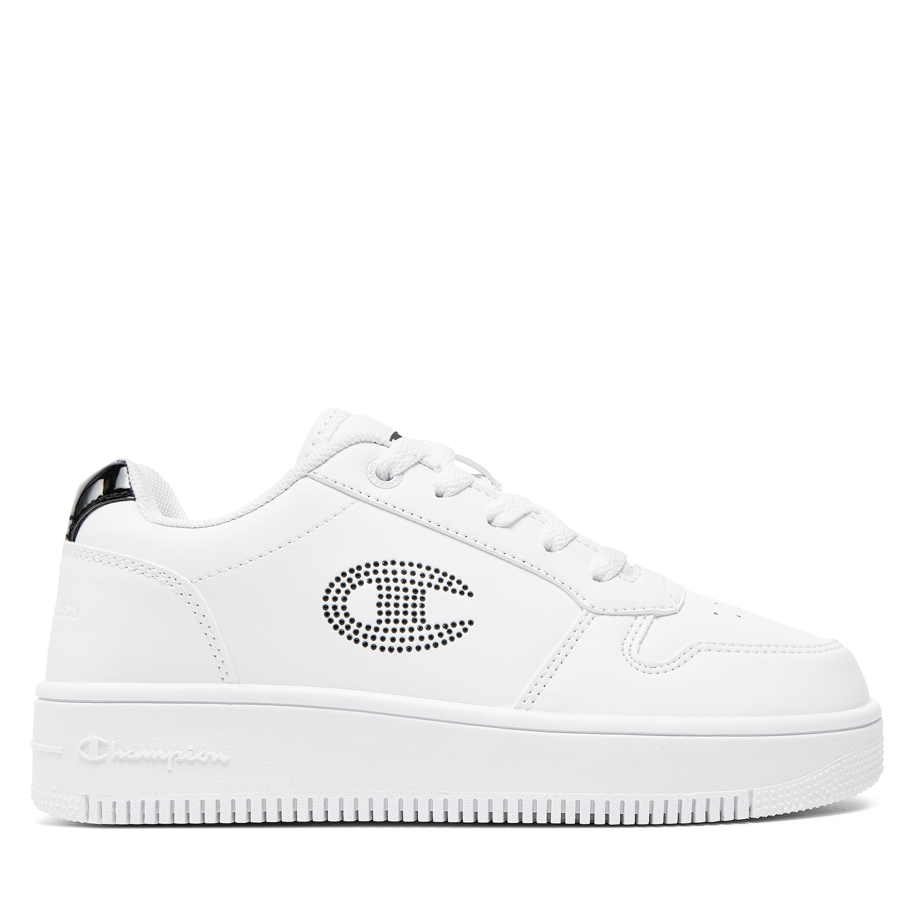 Sneakers Champion Rebound Platform Glitter G Gs Low Cut Shoe S32872-CHA-WW009 Blanc