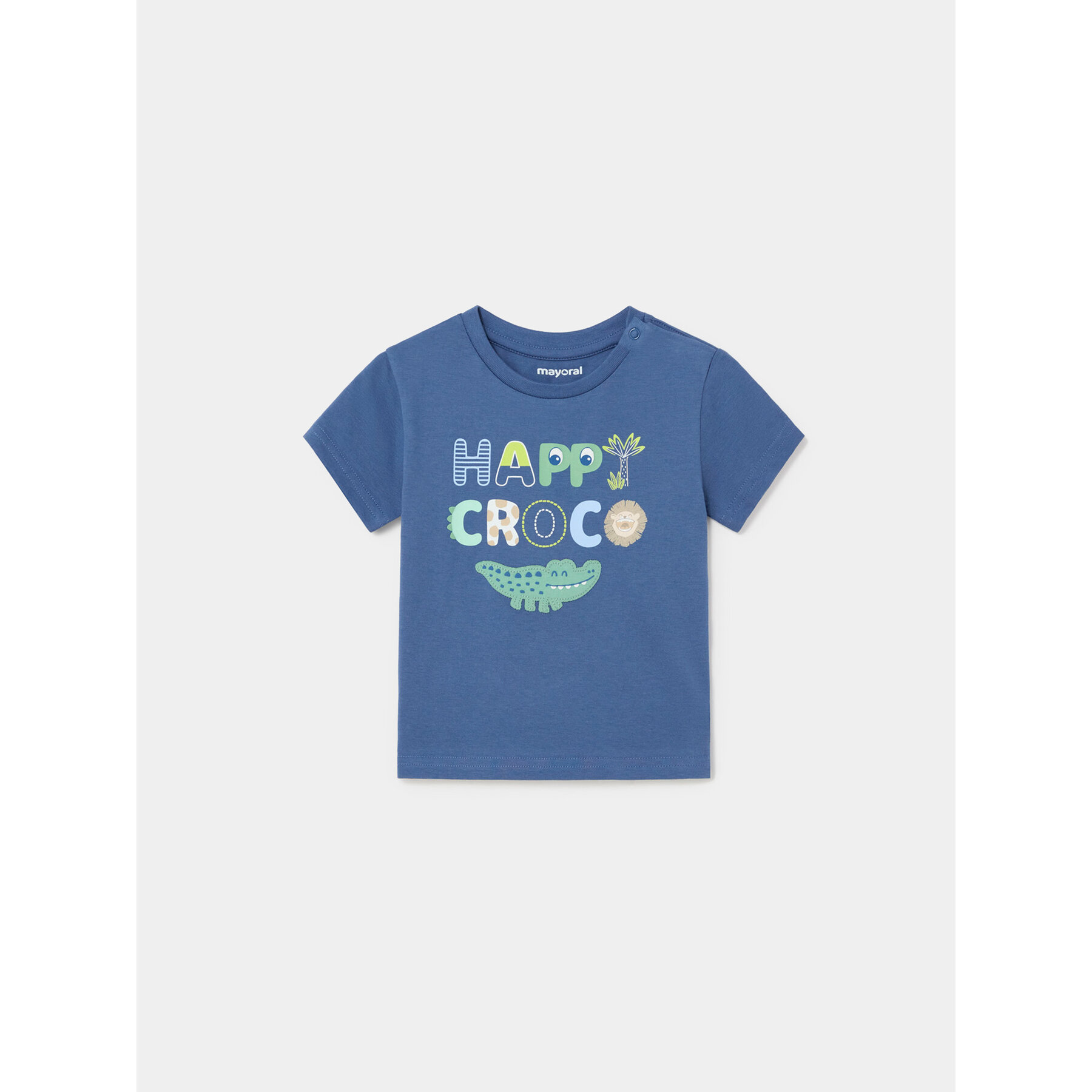 Mayoral T-Shirt 1023 Σκούρο μπλε Regular Fit