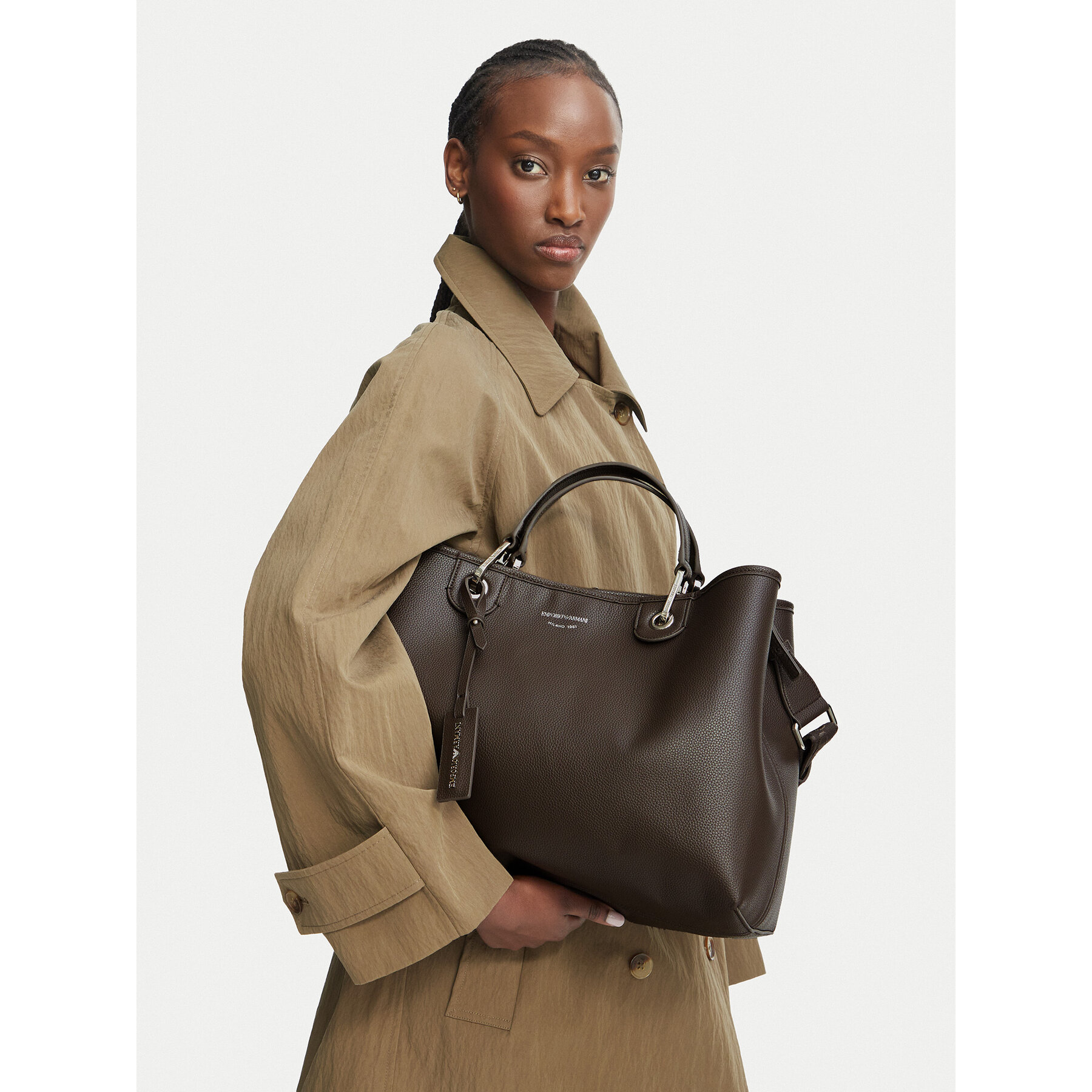 Дамска чанта Emporio Armani EW000360 AF12036 M6458 Кафяв