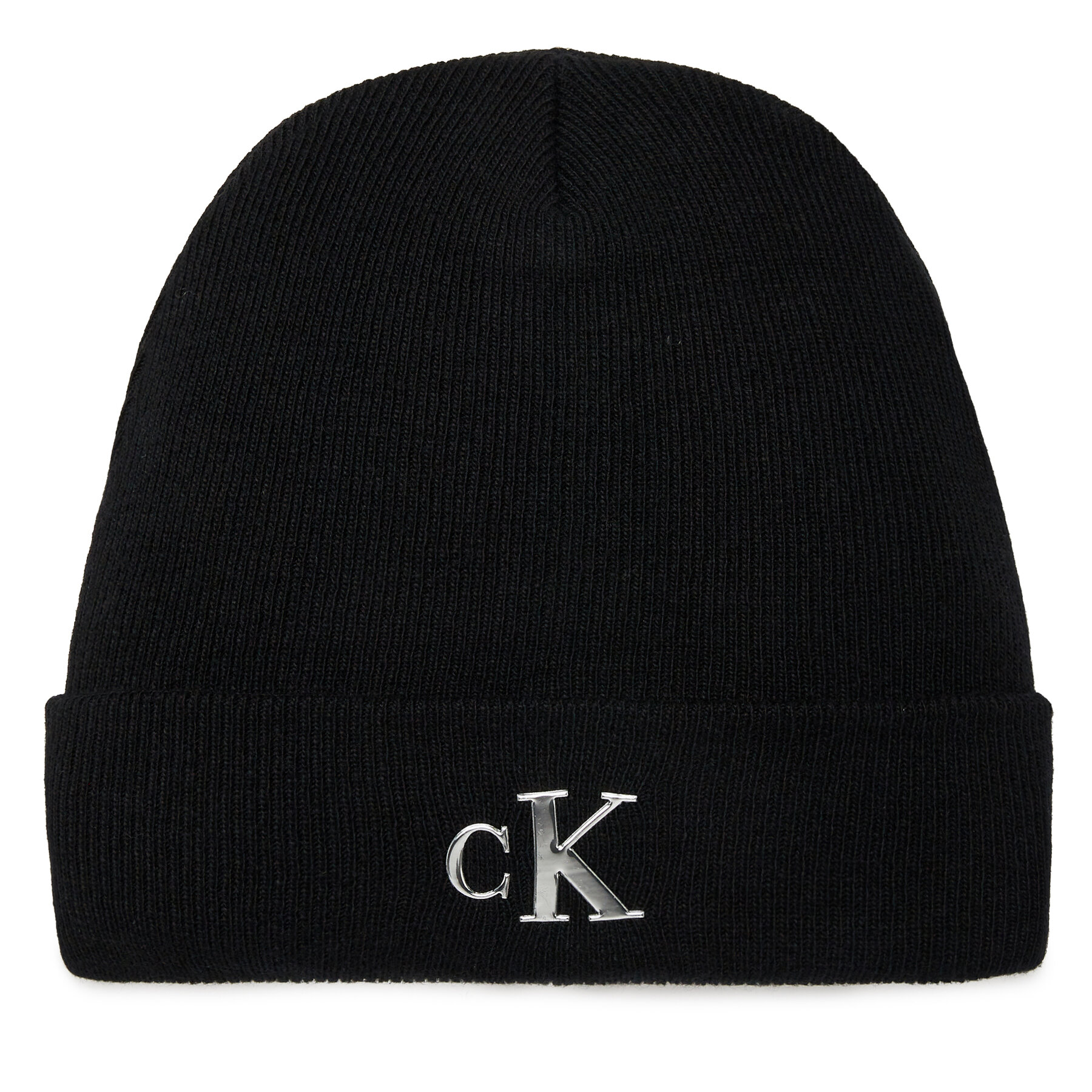 Čiapka Calvin Klein Jeans Minimal Monogram Beanie K60K611542 Čierna