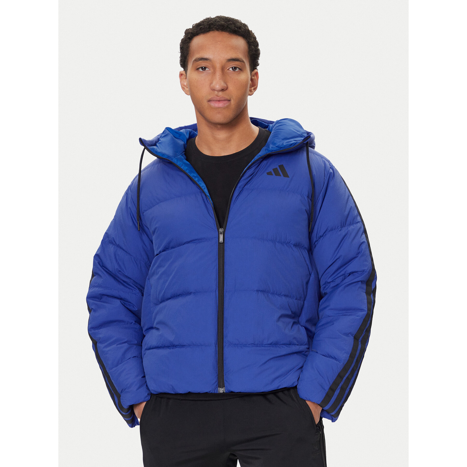 Adidas Daunenjacke Essentials Climawarm 3-Stripes JW9099 Blau Regular Fit