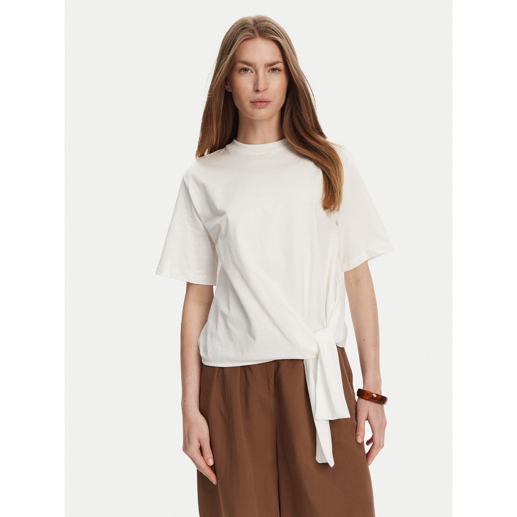 ViCOLO Majica UD0043 Bela Regular Fit