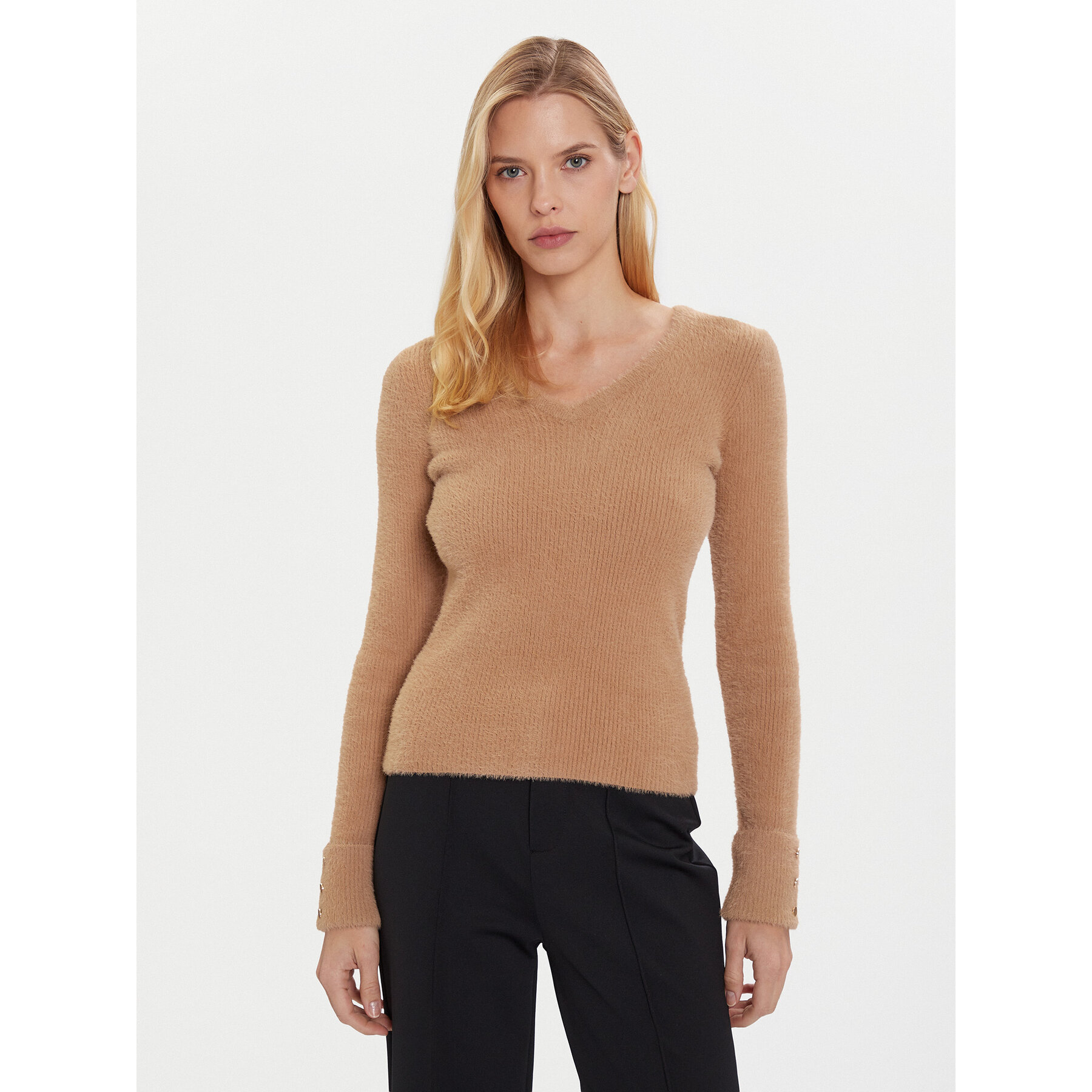 Morgan Pullover 212-MOOVE Braun Regular Fit