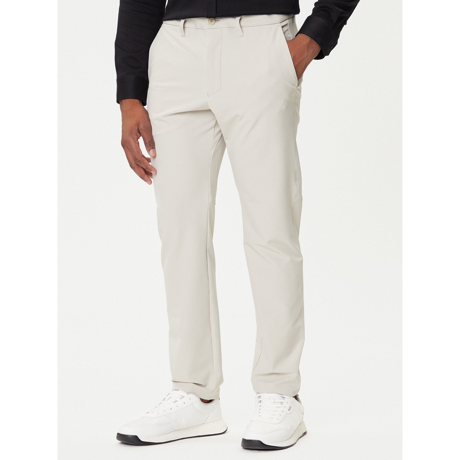 BOSS Stoffhose T_Commuter 50534303 Beige Slim Fit