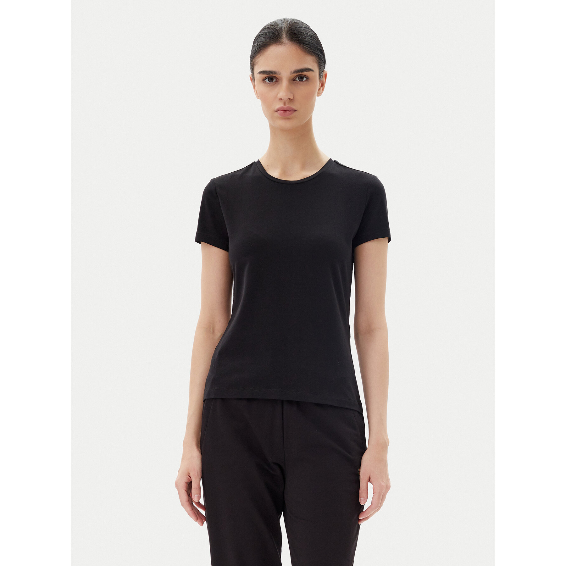 EA7 Emporio Armani Póló 7W000497 AF14880 UC001 Fekete Regular Fit
