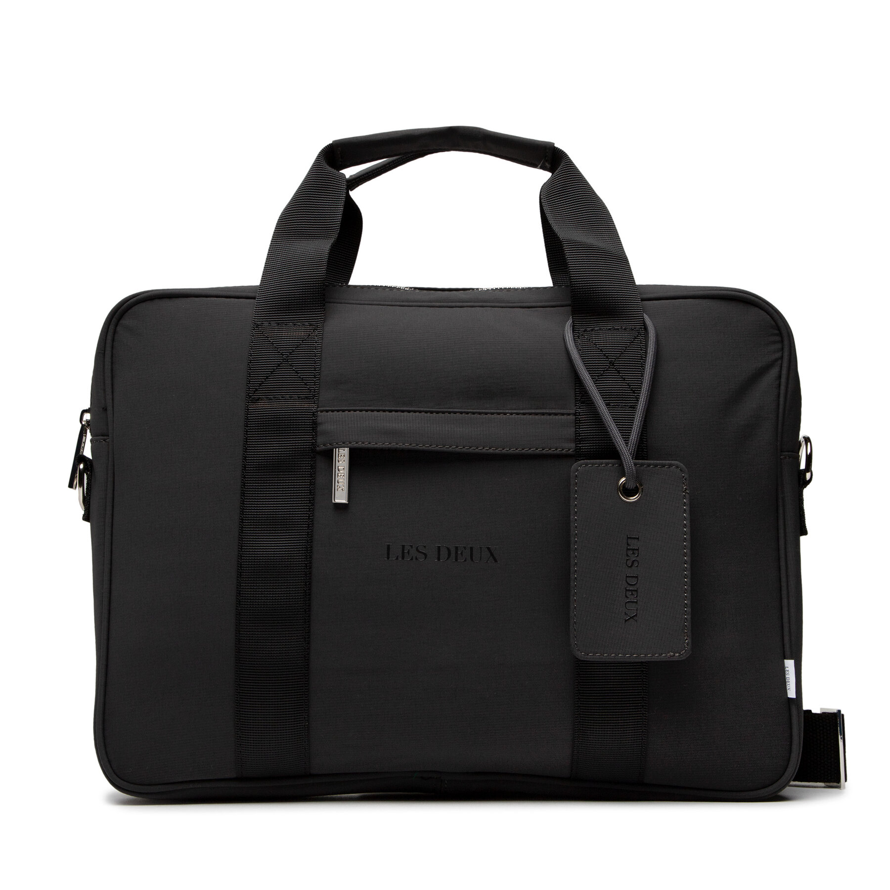 Geantă pentru laptop Les Deux Terrence Ripstop Computer Bag Single LDM940028 Raven/Black 303100 303100 imagine super redus 2022