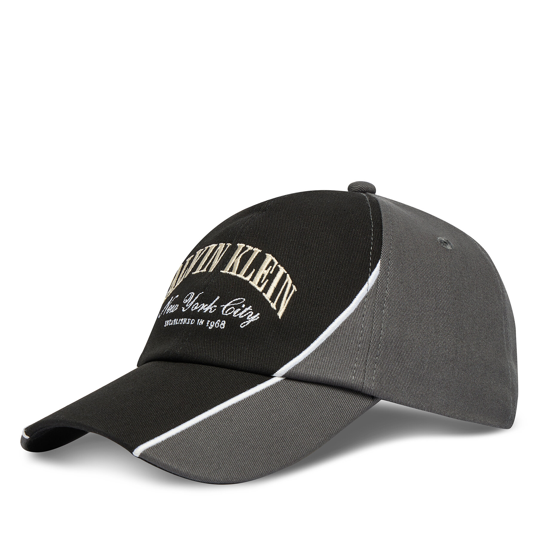 Шапка с козирка Calvin Klein Two Tone Seasonal Graphic Cap LV04D5088G Черен