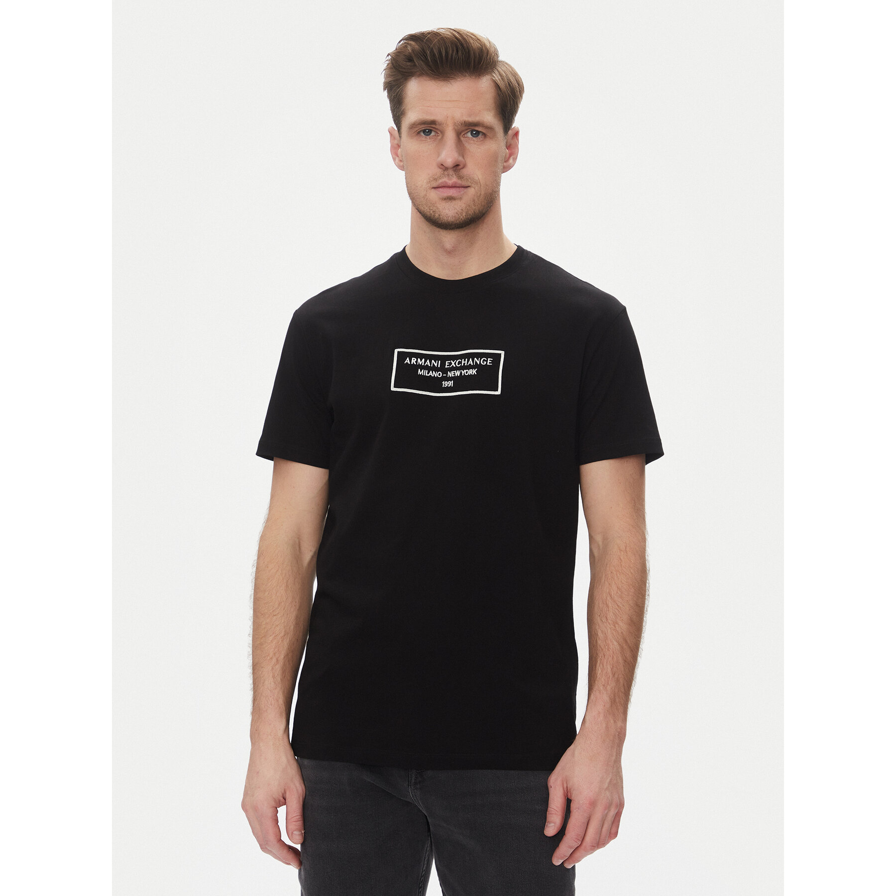 Armani Exchange T-shirt XM000552 AF10356 UC001 Nero Regular Fit