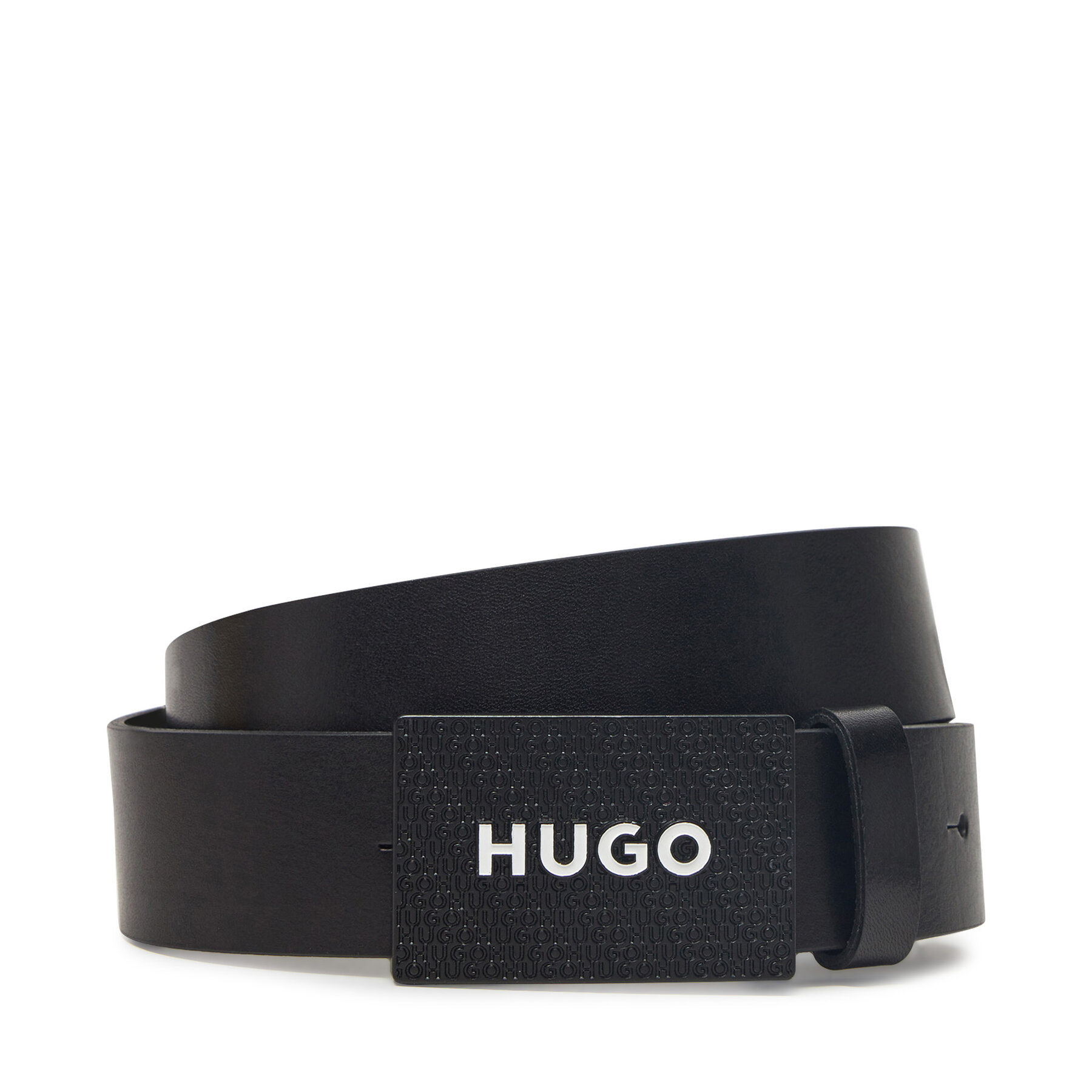 Мъжки колан HUGO 50536879 Черен