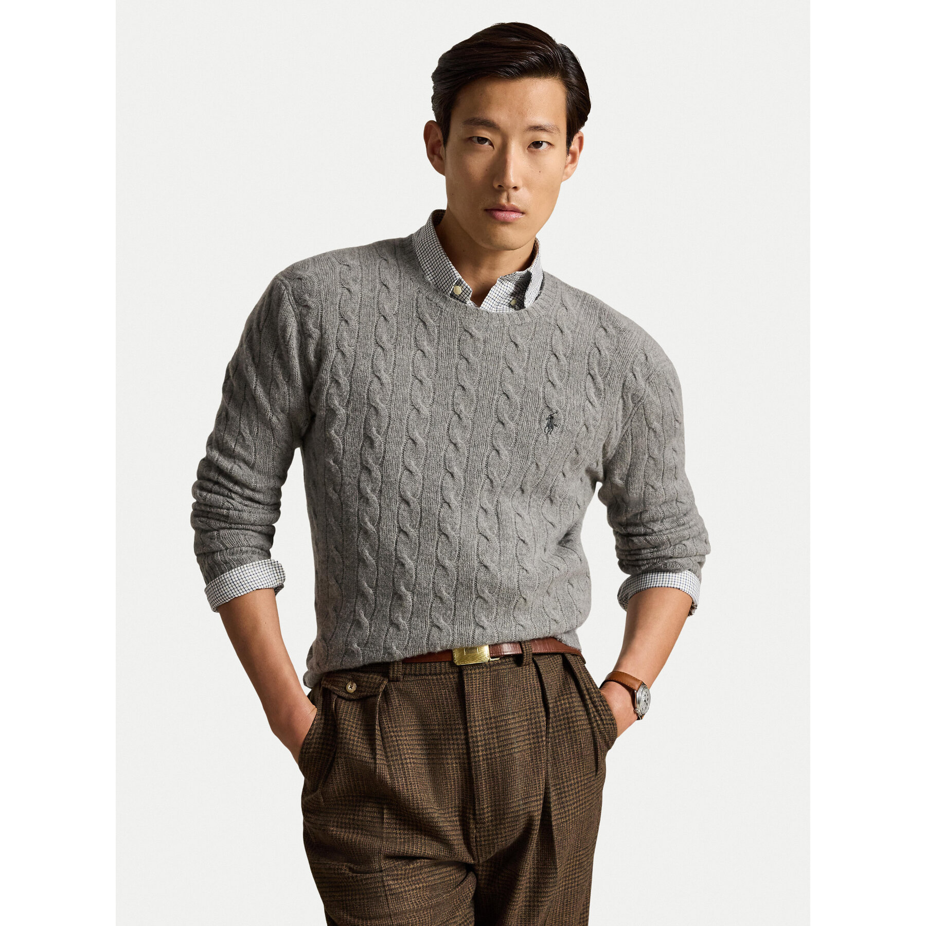 Polo Ralph Lauren Pullover 710876762012 Grau Regular Fit