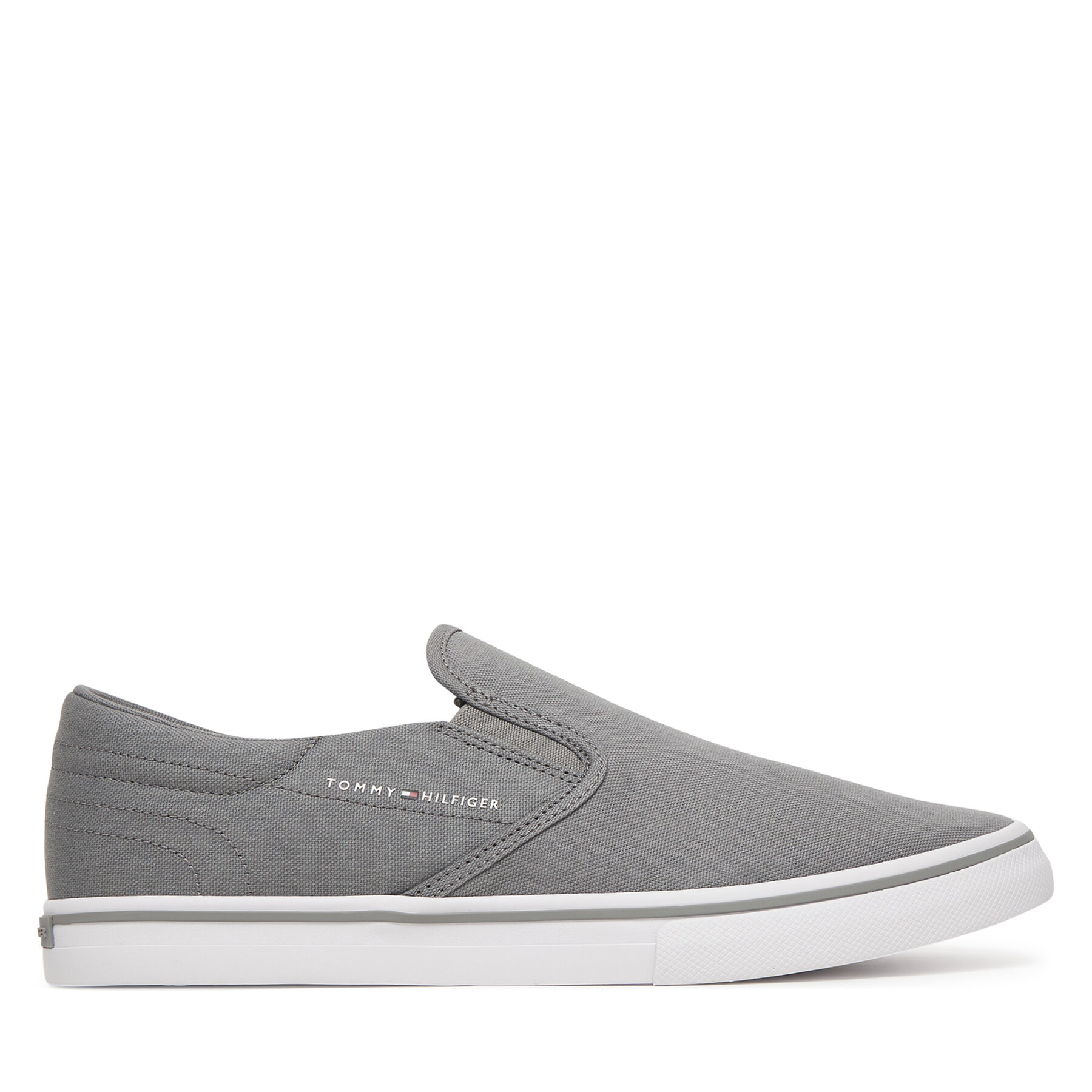 Tenisky Tommy Hilfiger Vulc Core Slip On FM0FM05689 Sivá