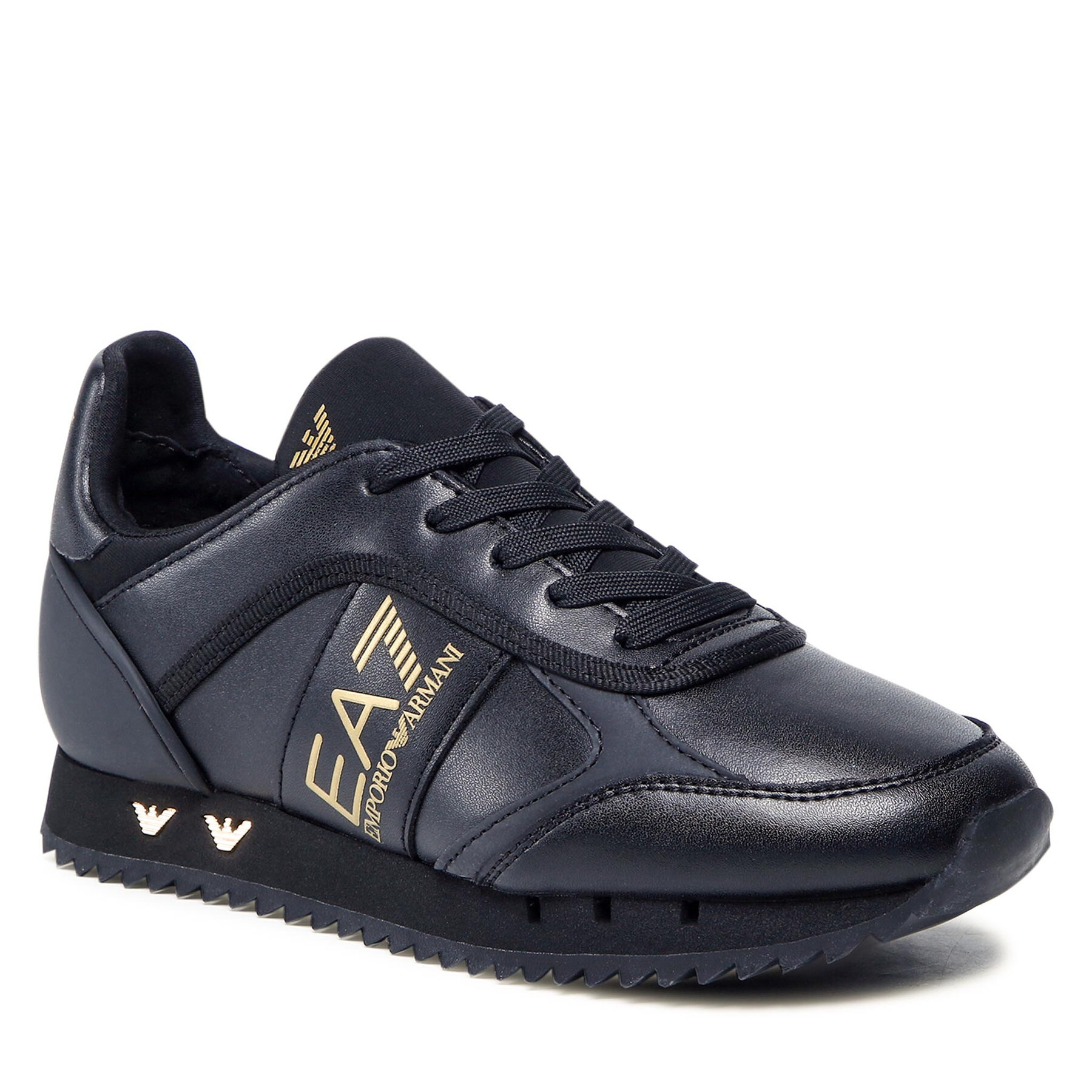 Sneakers EA7 Emporio Armani X8X119 XK291 R384 Triple Blk/Gold Eobu Armani imagine super redus 2022