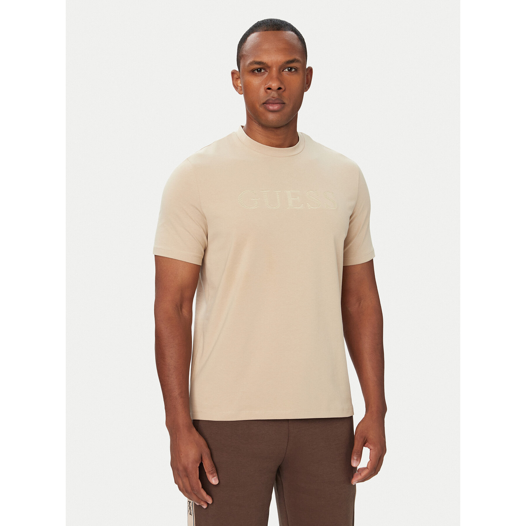 Guess T-shirt Z6YI17 K4968 Bež Regular Fit