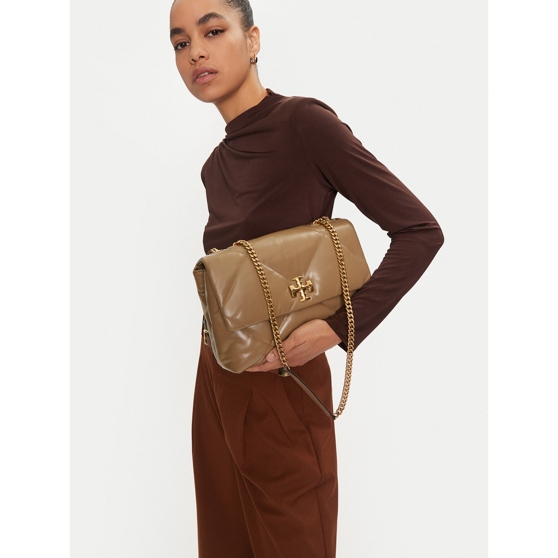 Borsetta Tory Burch 154704 Marrone