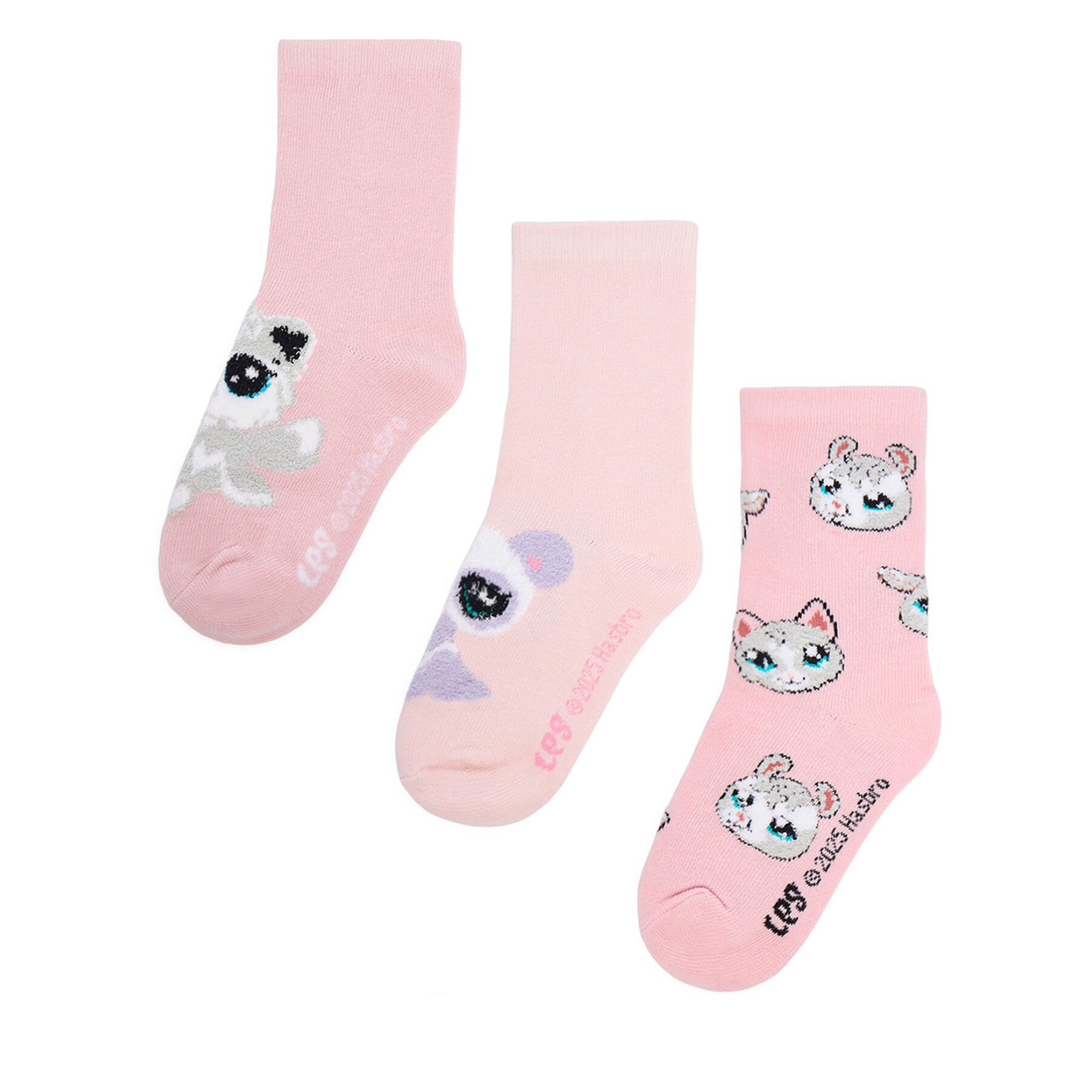 Rövid zoknik LITTLEST PET SHOP CEO-ACCCS-AW25-327LPS(3-APCK) Rózsaszín