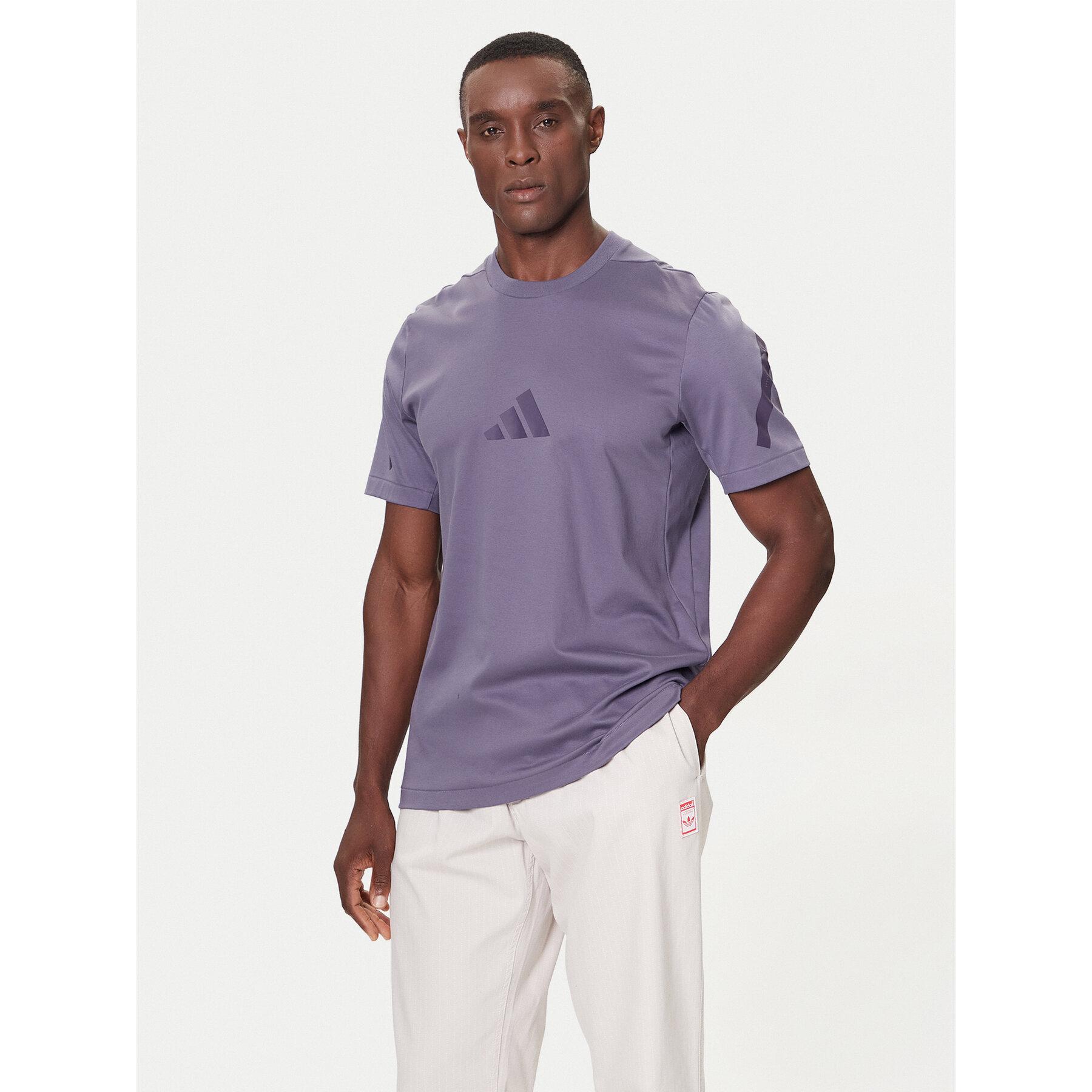 adidas Póló Z.N.E. JW4740 Lila Regular Fit