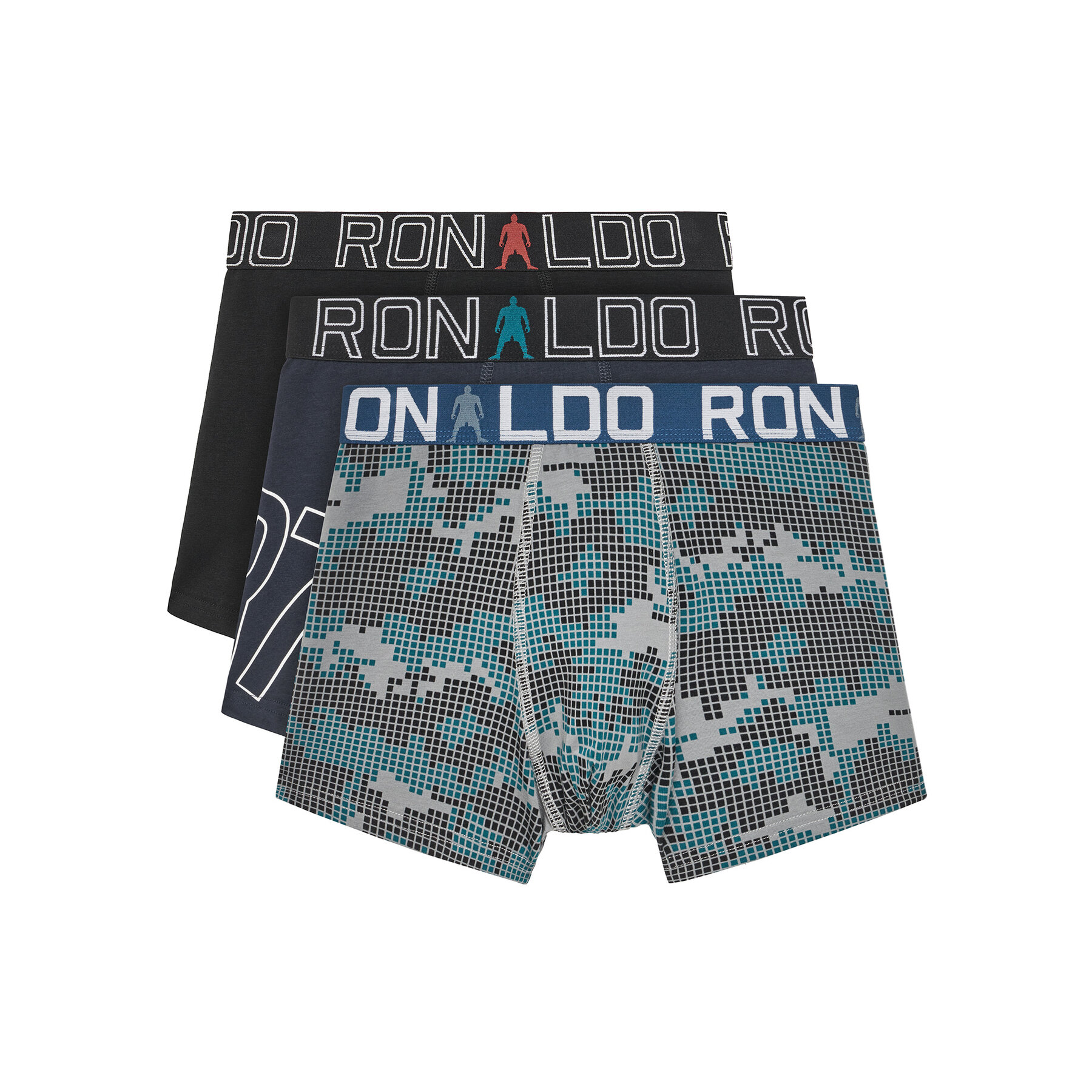 Cristiano Ronaldo CR7 Set di boxer 8413-51 Blu scuro
