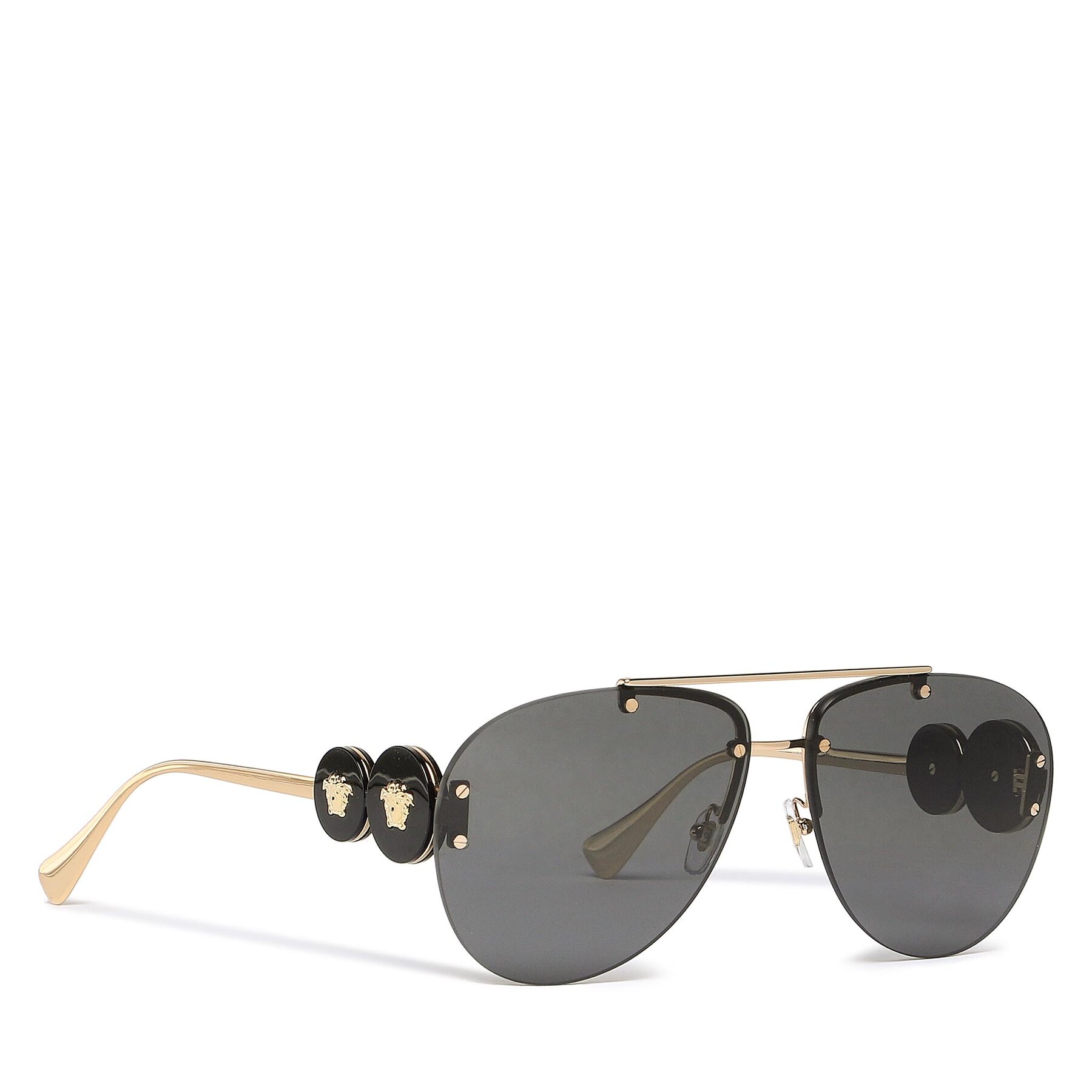 Sunčane naočale Versace 0VE2250 100287 Gold/Dark Grey