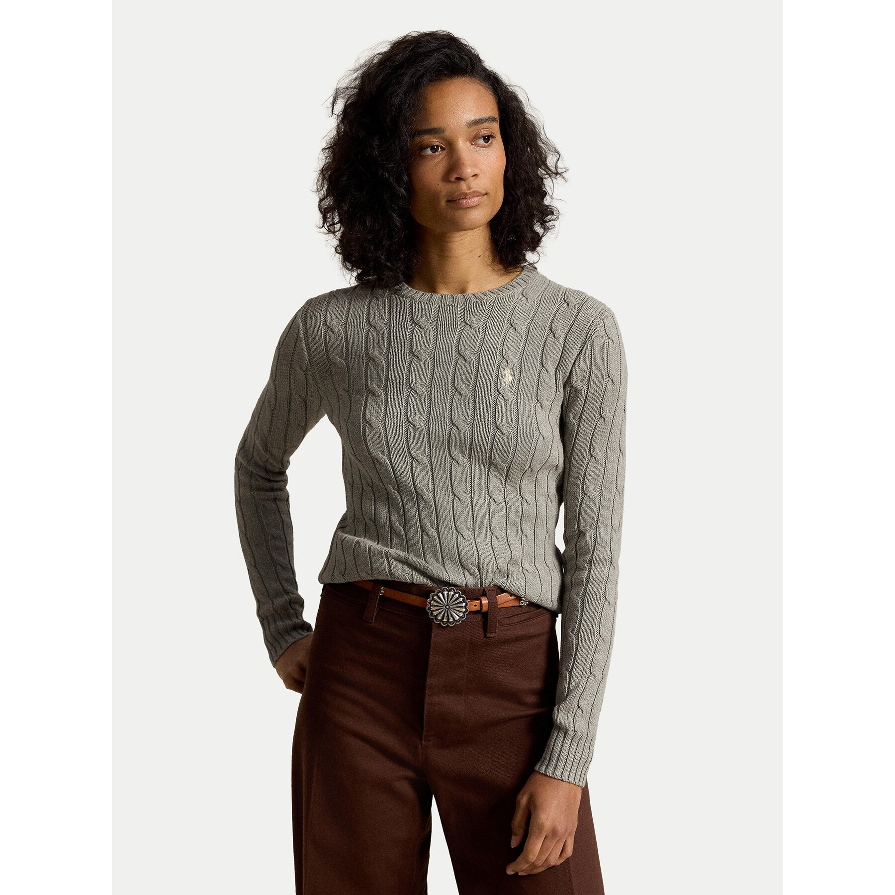 Polo Ralph Lauren Pullover 211971795001 Grau Slim Fit