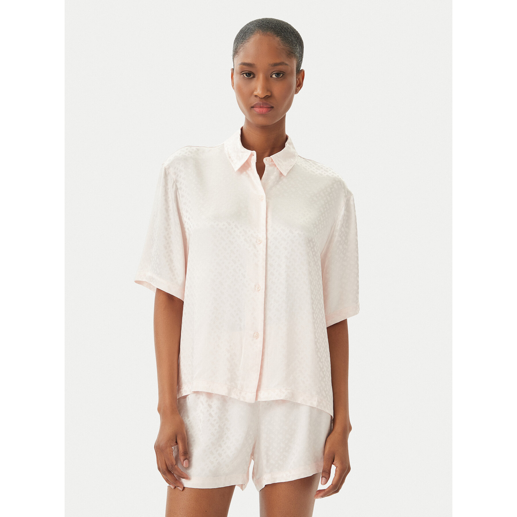 HUGO Camiseta de pijama Style B 50561023 Rosa claro Oversize