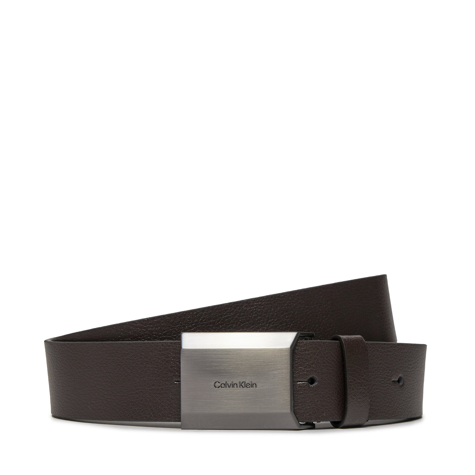 Herrengürtel Calvin Klein Beveled Plaque 2.0 35Mm K50K511746 Braun, Größe 90