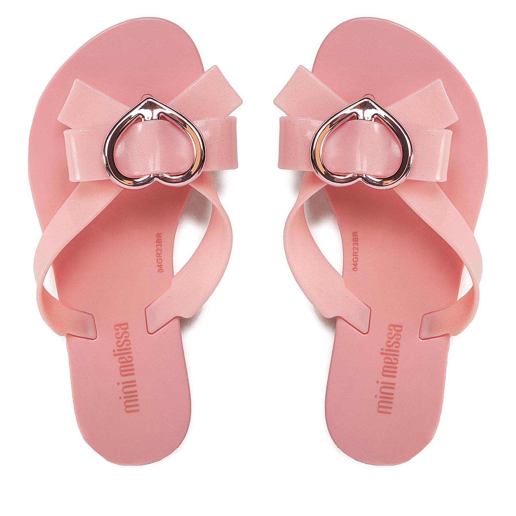 Gyerek Melissa Flip-flops, Méret: 33, Rózsaszín, Mini Melissa Harmonic Hot Inf 33945
