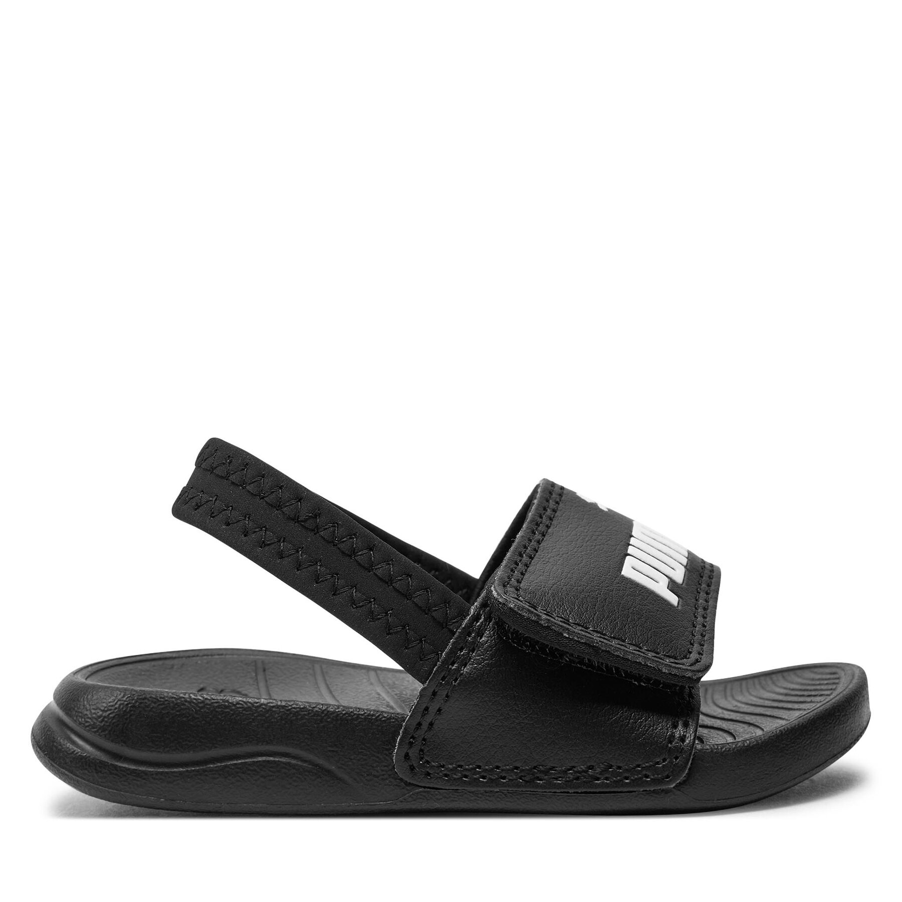 Gyerek Szandál Puma, Méret: 25, Fekete, Popcat 20 Backstrap Ac Inf 373862 01
