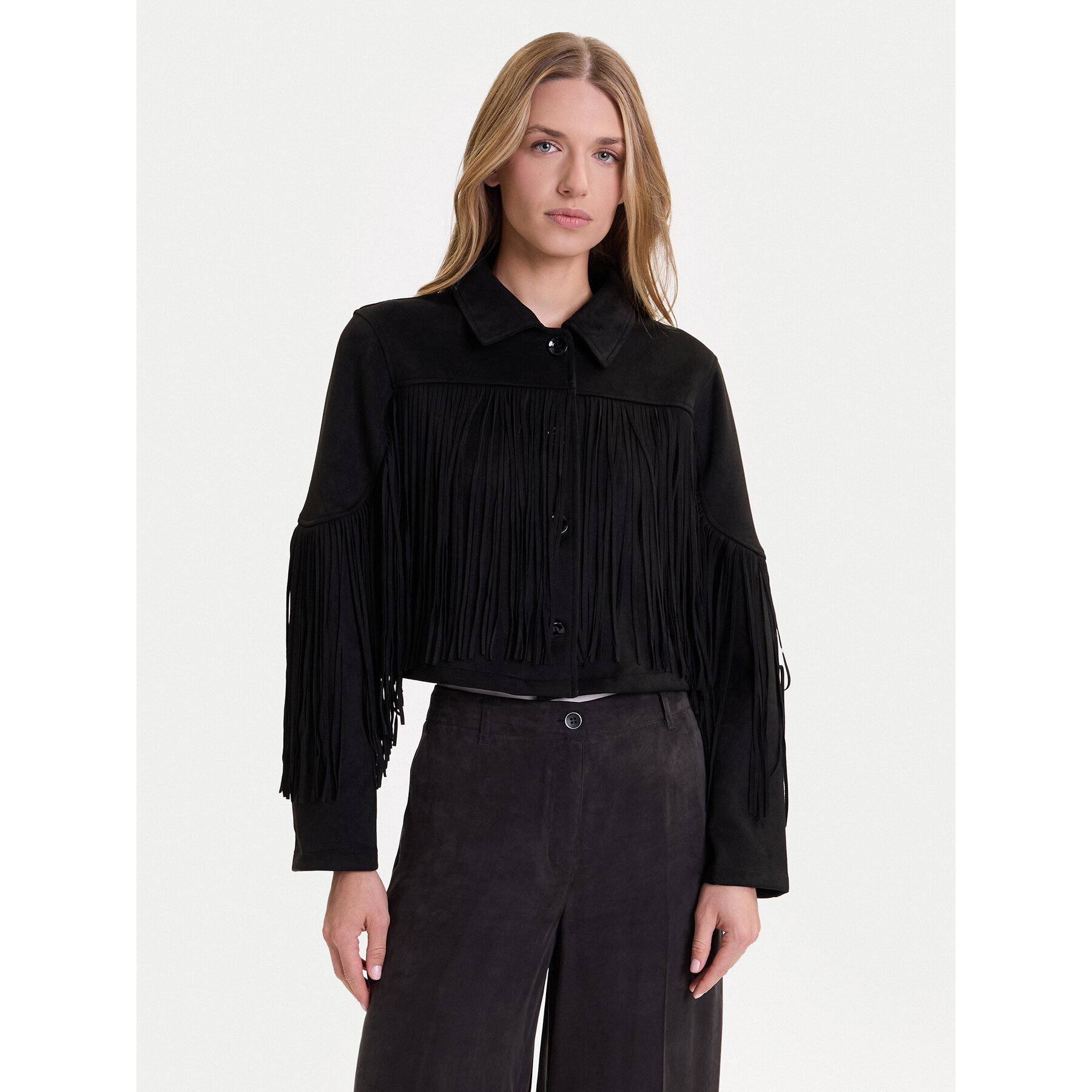 ONLY Jacke aus Kunstleder Diane 15354896 Schwarz Regular Fit