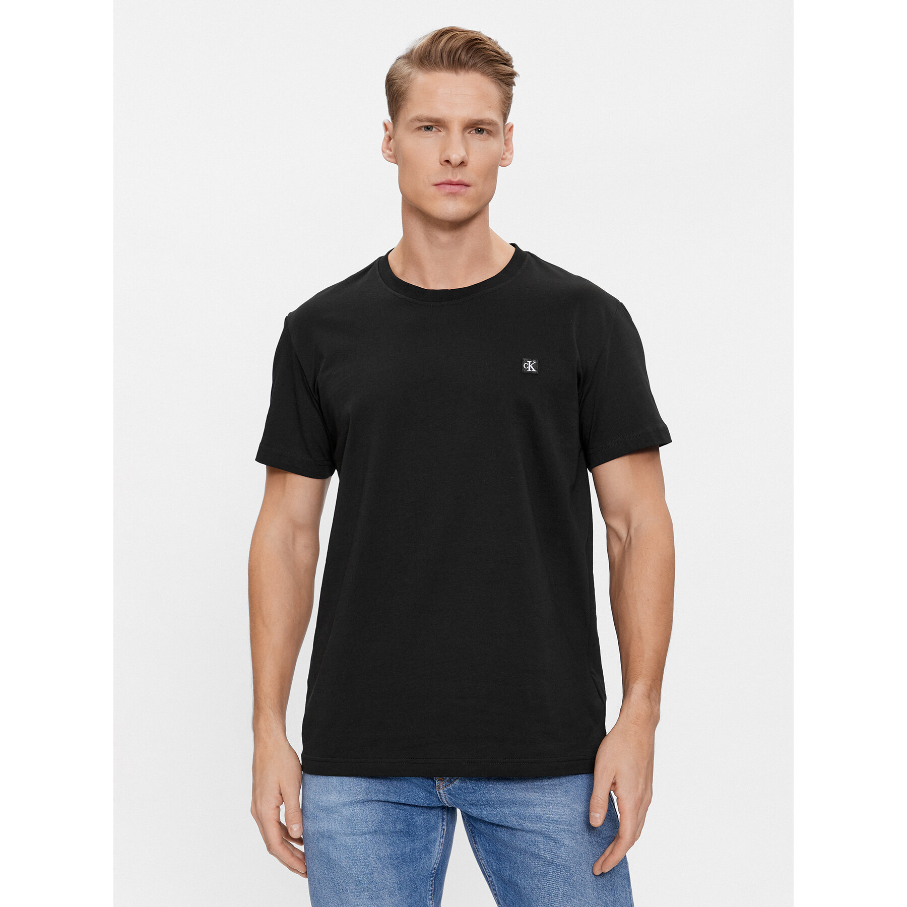 Calvin Klein Jeans T-Shirt J30J325268 Μαύρο Regular Fit