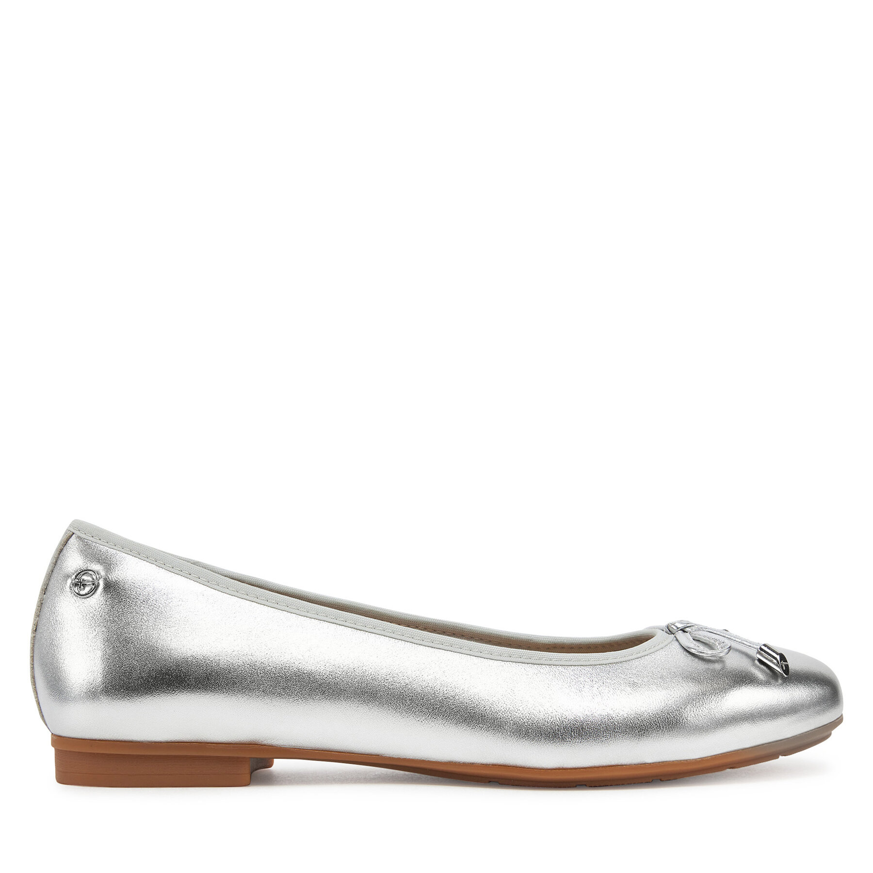 Damskie Baleriny Tamaris, Rozmiar 36 Srebrny 8-82102-42