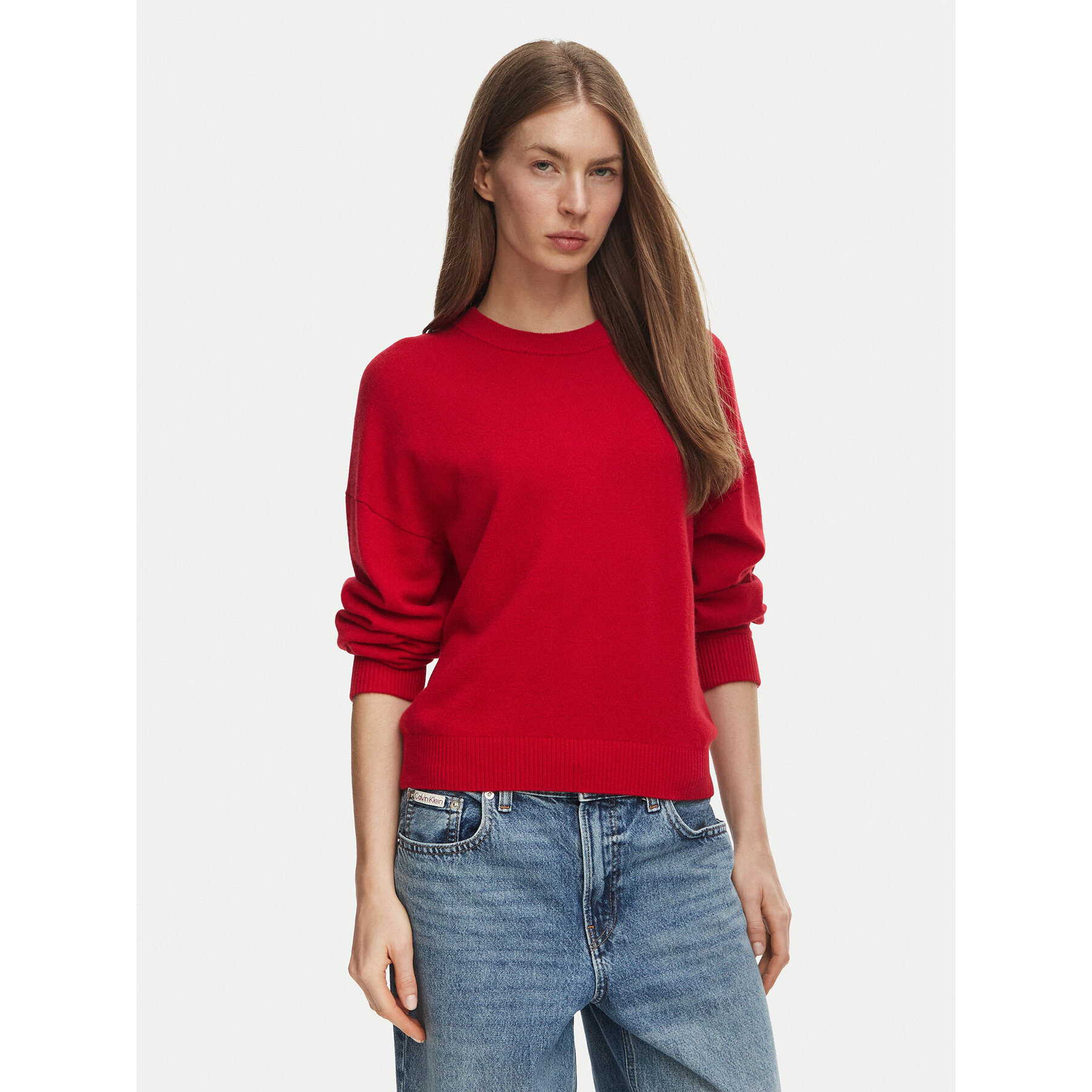 Tommy Hilfiger Pullover WW0WW51459 Rot Regular Fit