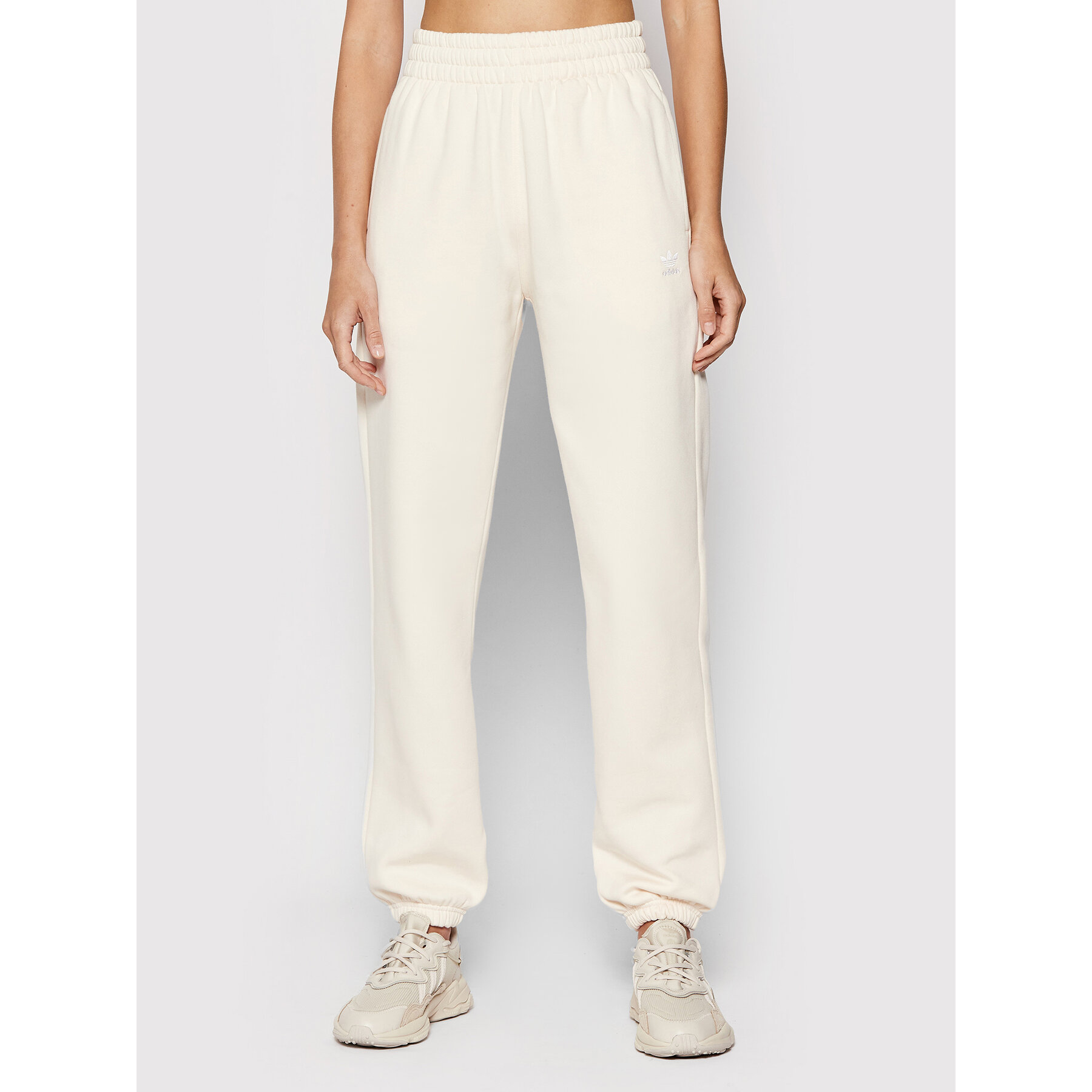 Adidas Jogginghose adicolor Essentials Fleece H14175 Écru Relaxed Fit