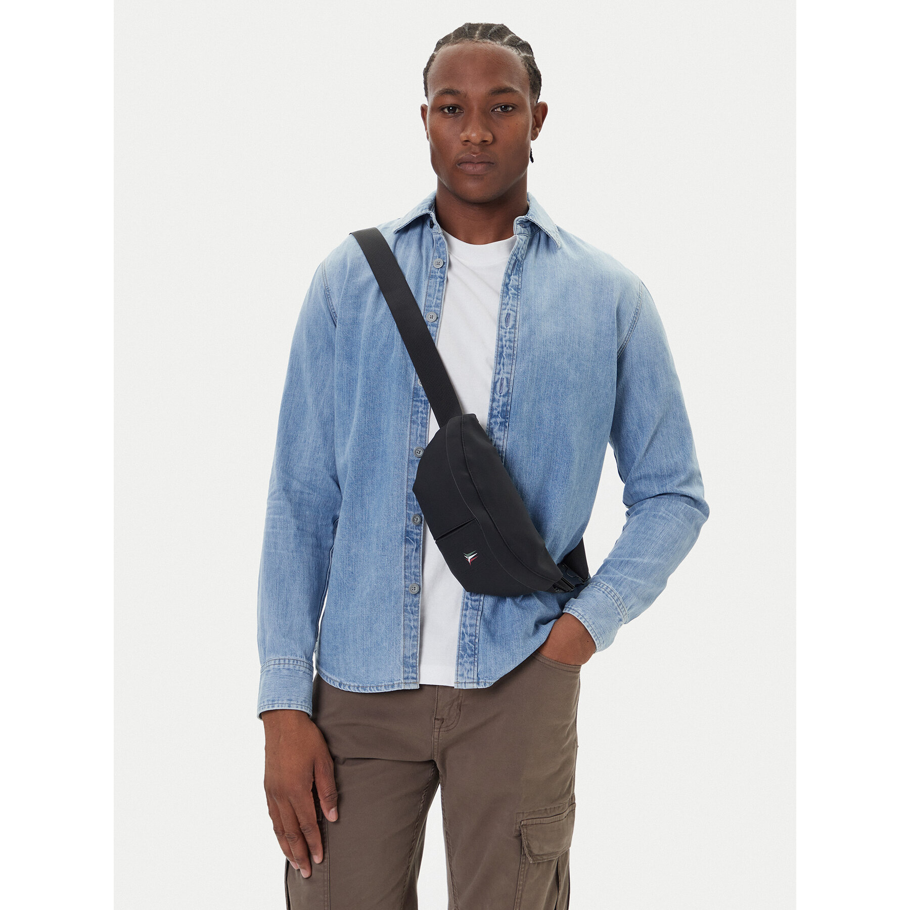 Τσαντάκι Μέσης﻿ Aeronautica Militare 252BO1155UCT03588 Μαύρο