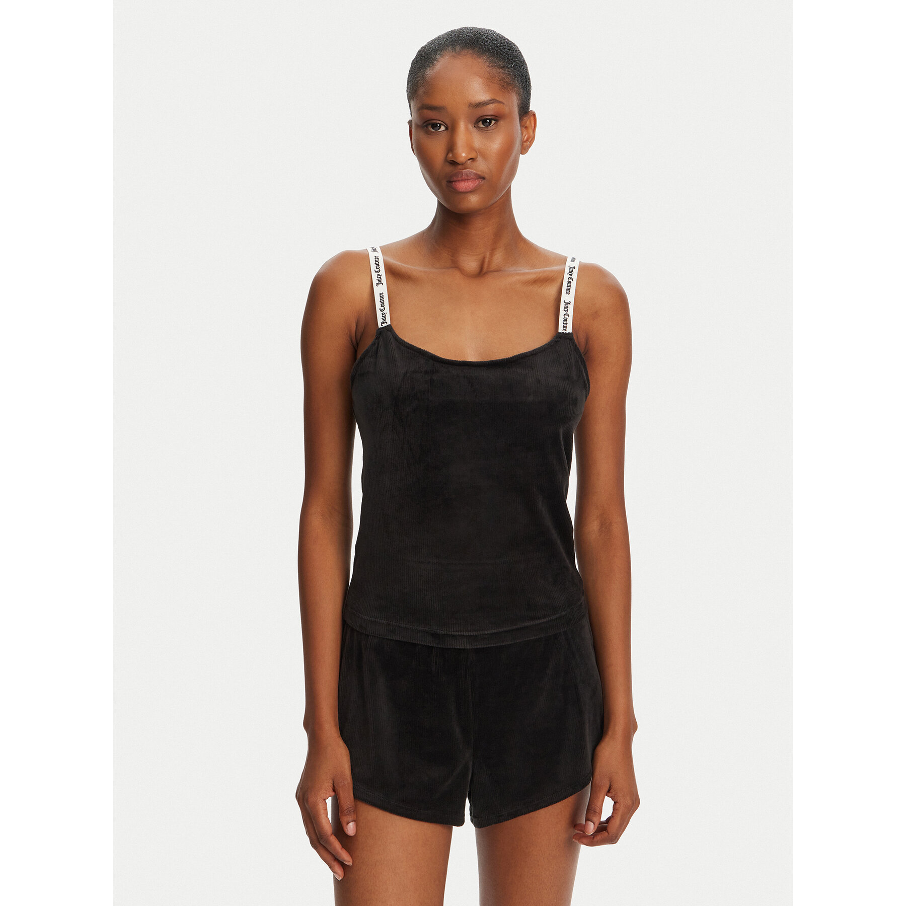 Juicy Couture Felső Elina JCLCT125501 Fekete Slim Fit