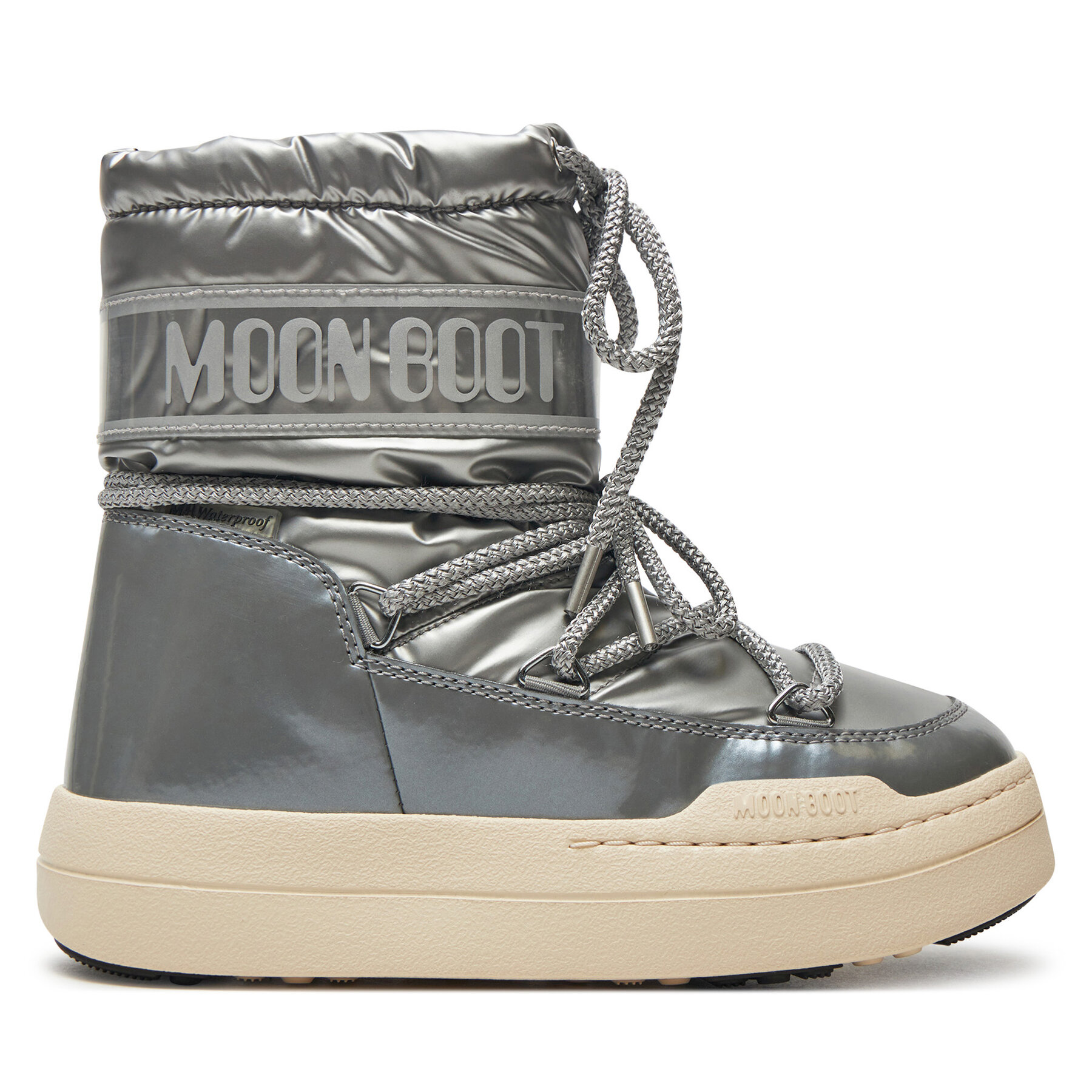 Bottes de neige Moon Boot Junior Park Boot 80D3440020 Argent