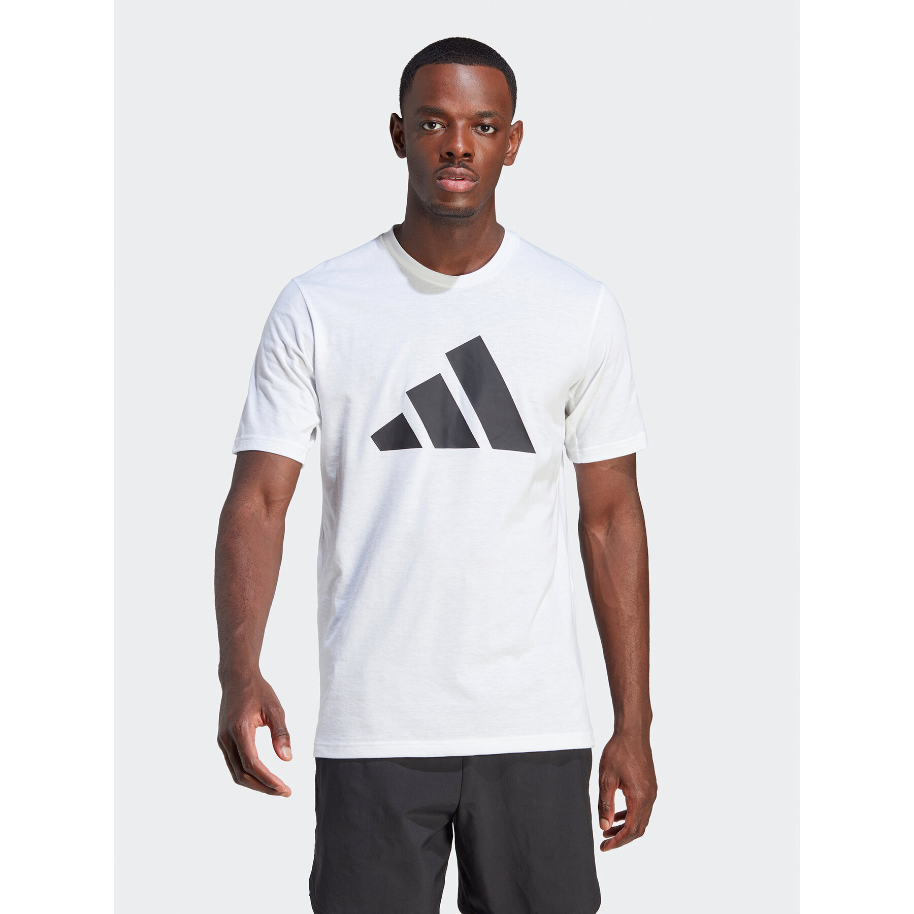 adidas T-Shirt Train Essentials Feelready Logo Training IM4373 Λευκό Regular Fit