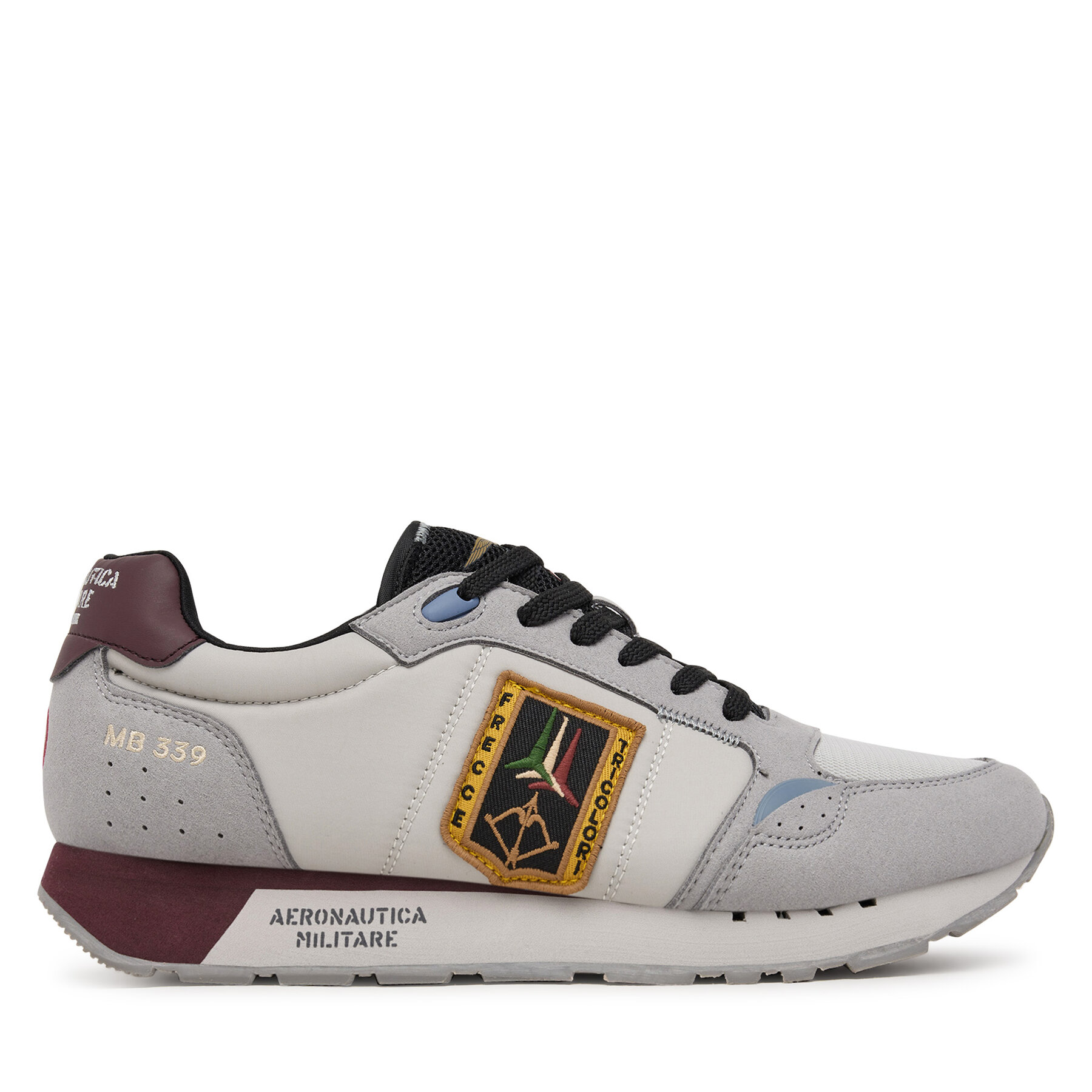 Sneakersy Aeronautica Militare 252SC0292UCT03331 Sivá