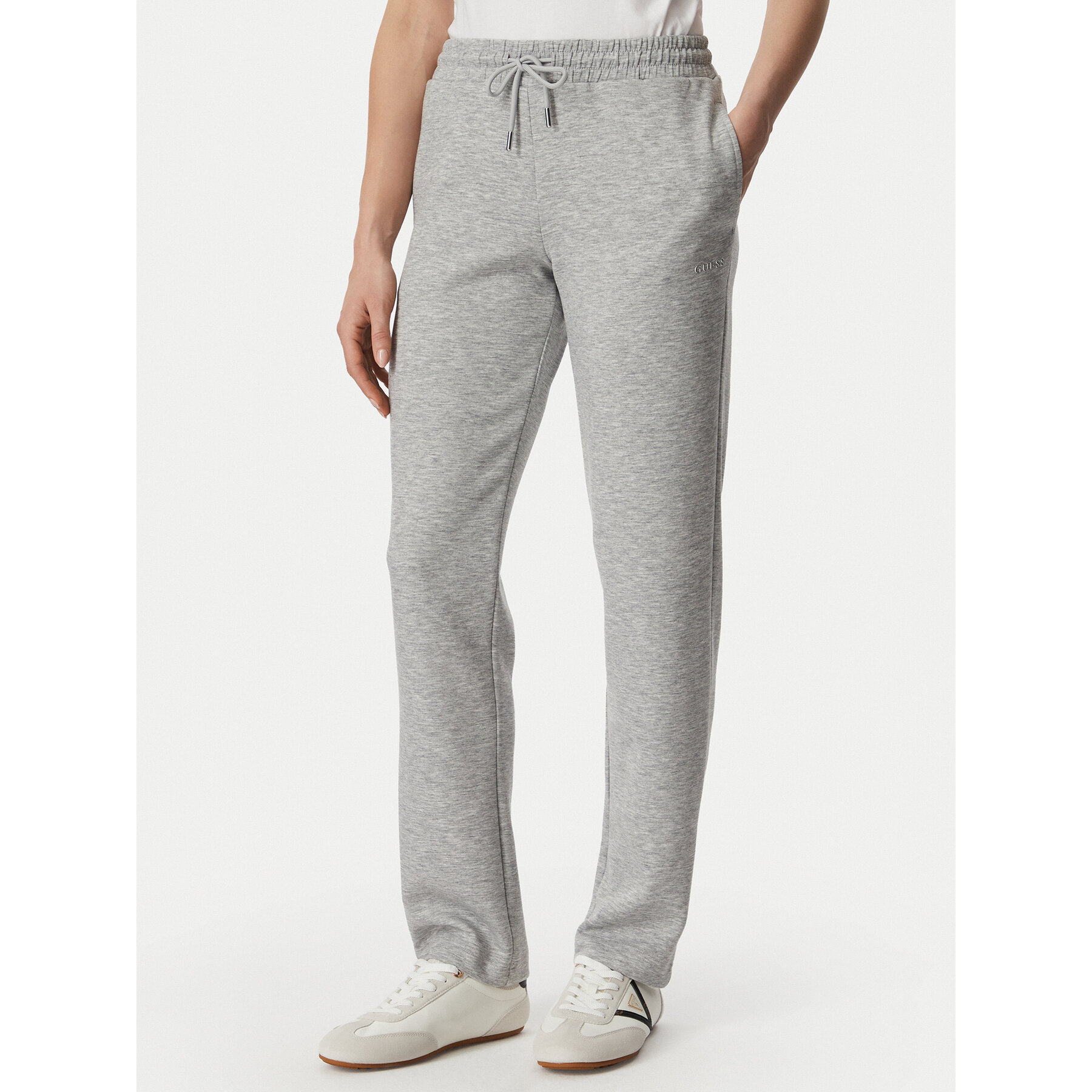 Guess Jogginghose V6YB25 K4803 Grau Regular Fit