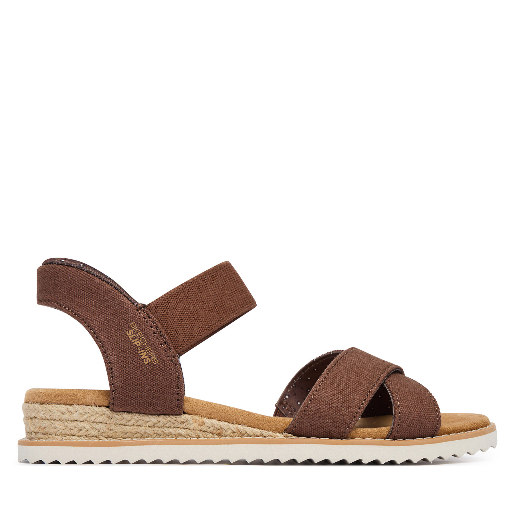 Sandale Skechers BOBS Desert Kiss - Golden Lily 114418/CHOC Smeđa