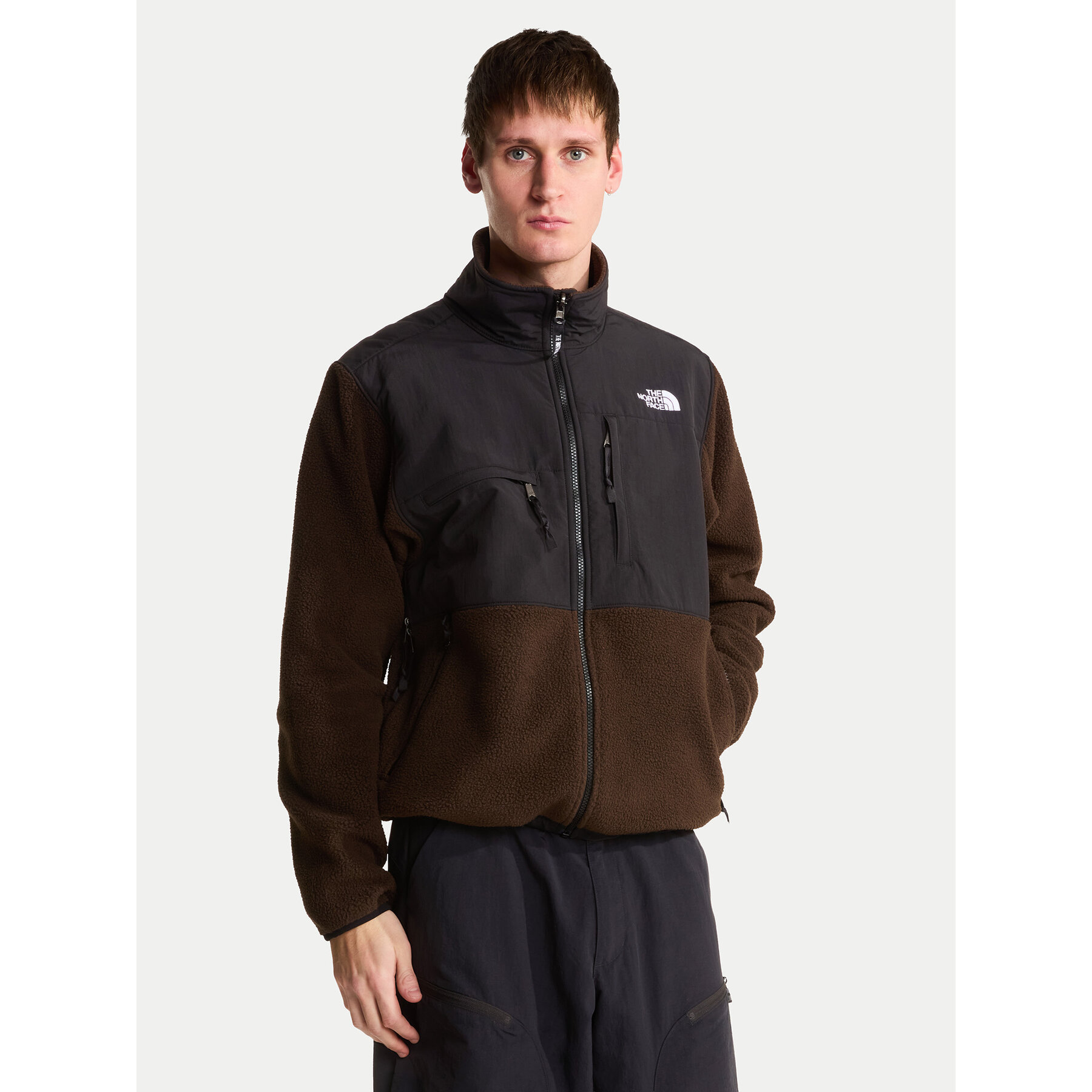 The North Face Fleecejacke Retro Denali NF0A88XHRM11 Dunkelbraun Regular Fit
