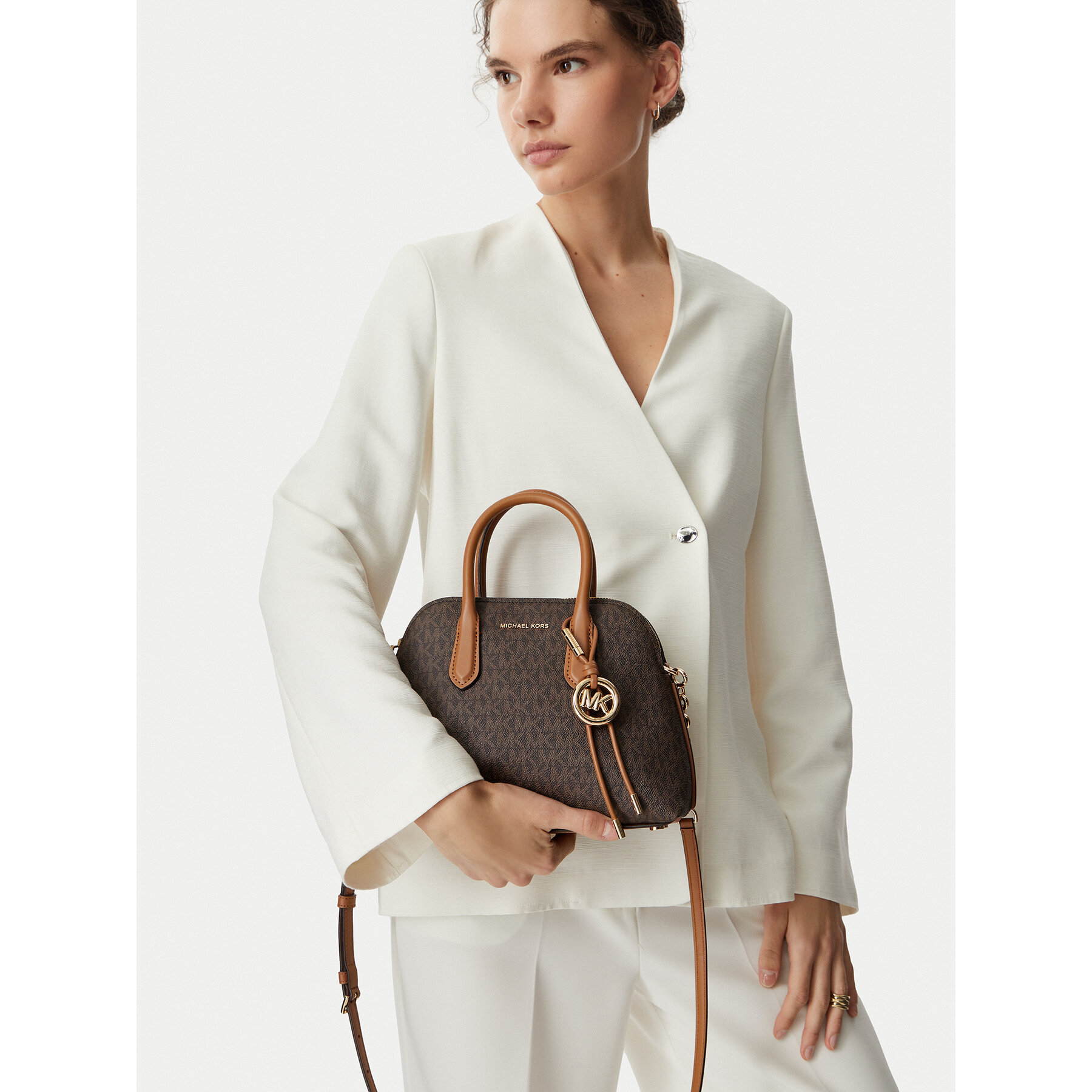 Geantă MICHAEL Michael Kors 30T6GX4S2B Maro