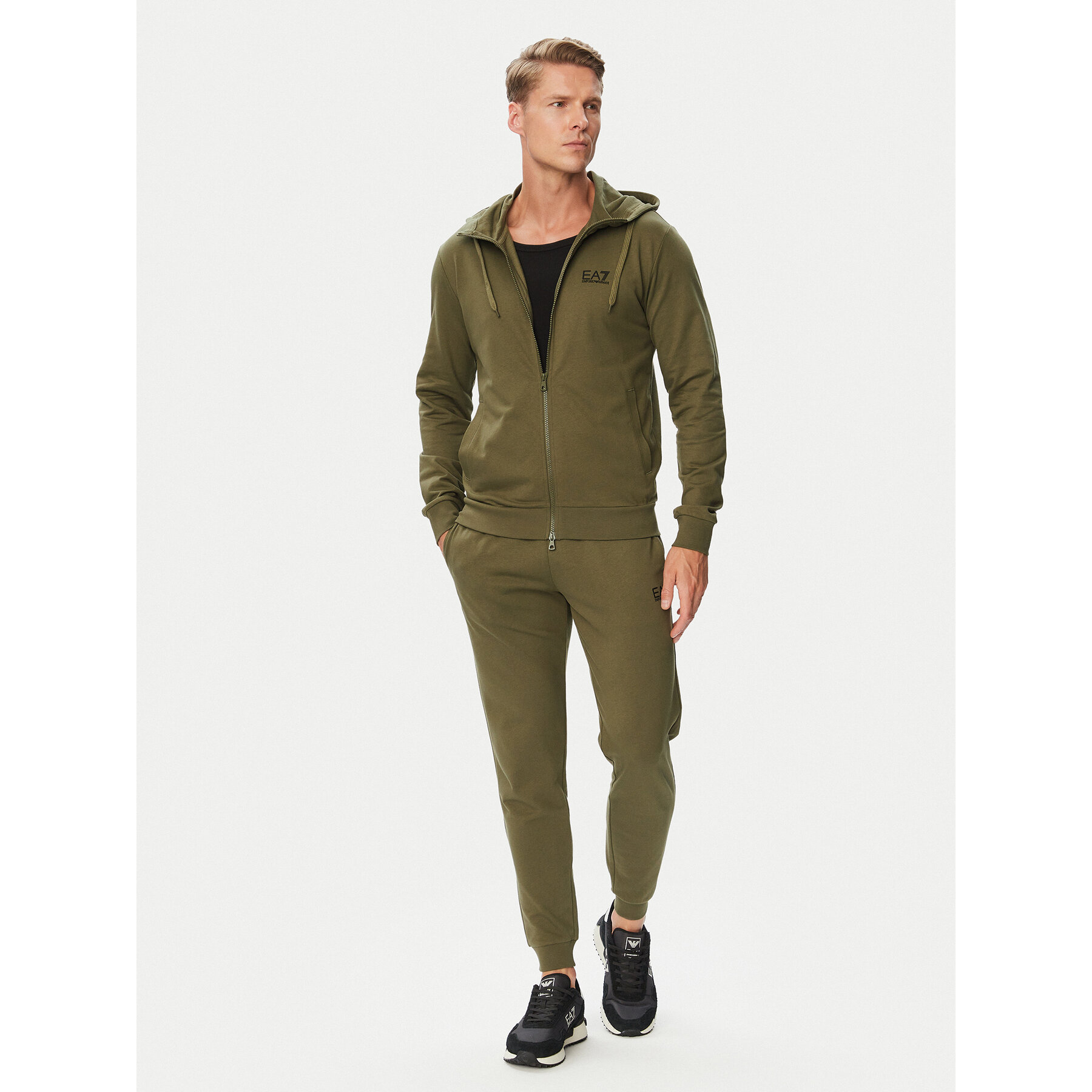 EA7 Emporio Armani Jogginganzug 8NPV63 PJVRZ U7014 Grün Regular Fit