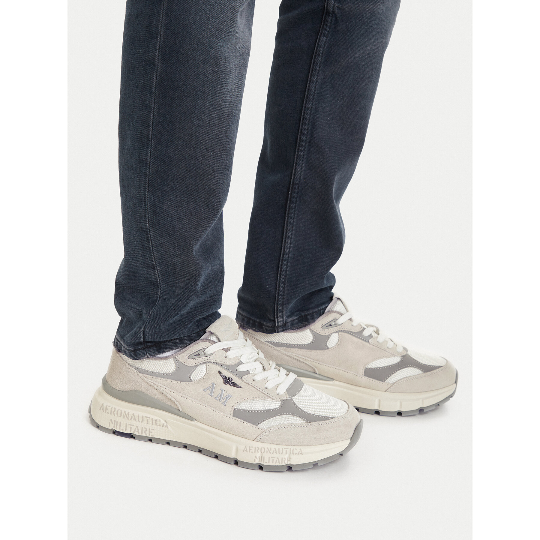Sneakers Aeronautica Militare 261SC0318UCT04248 Alb