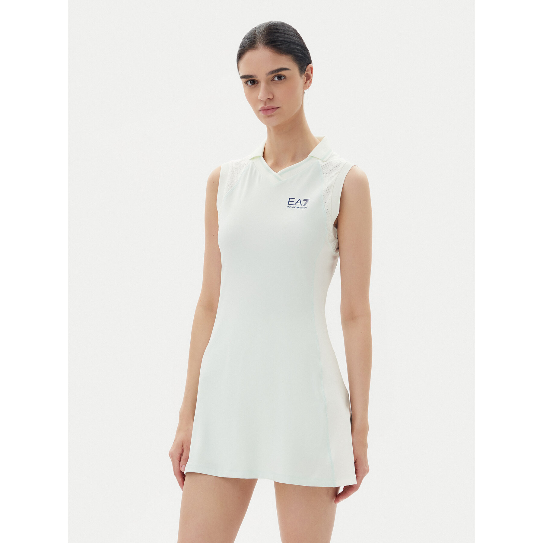 EA7 Emporio Armani Tenniskleid 7W000326 AF13282 M9040 Blau Slim Fit